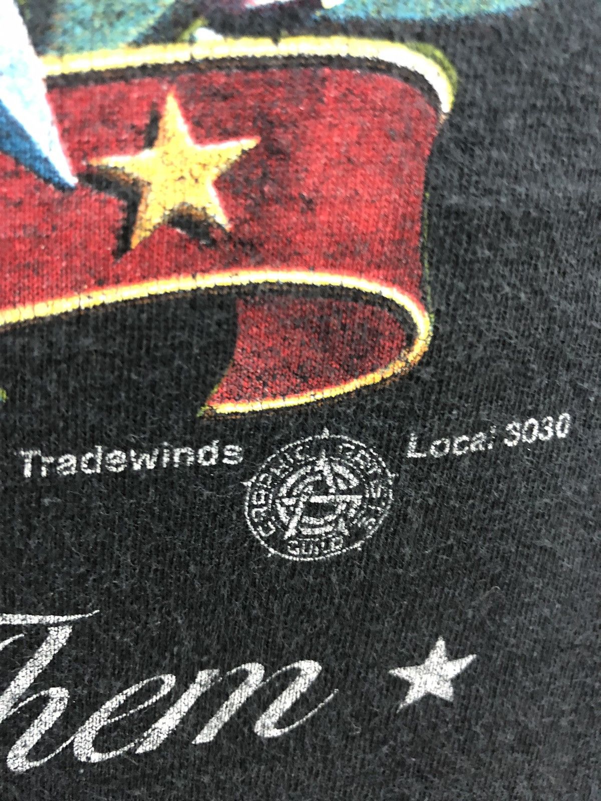 Vintage Vtg UAW UNION PEOPLE America Needs Them single pocket tees Size US L / EU 52-54 / 3 - 5 Thumbnail