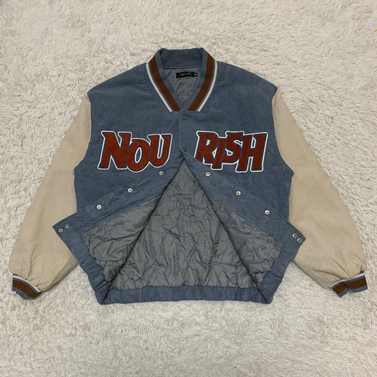 Japanese Brand Chip clip big logo varsity style jacket Size US M / EU 48-50 / 2 - 3 Thumbnail