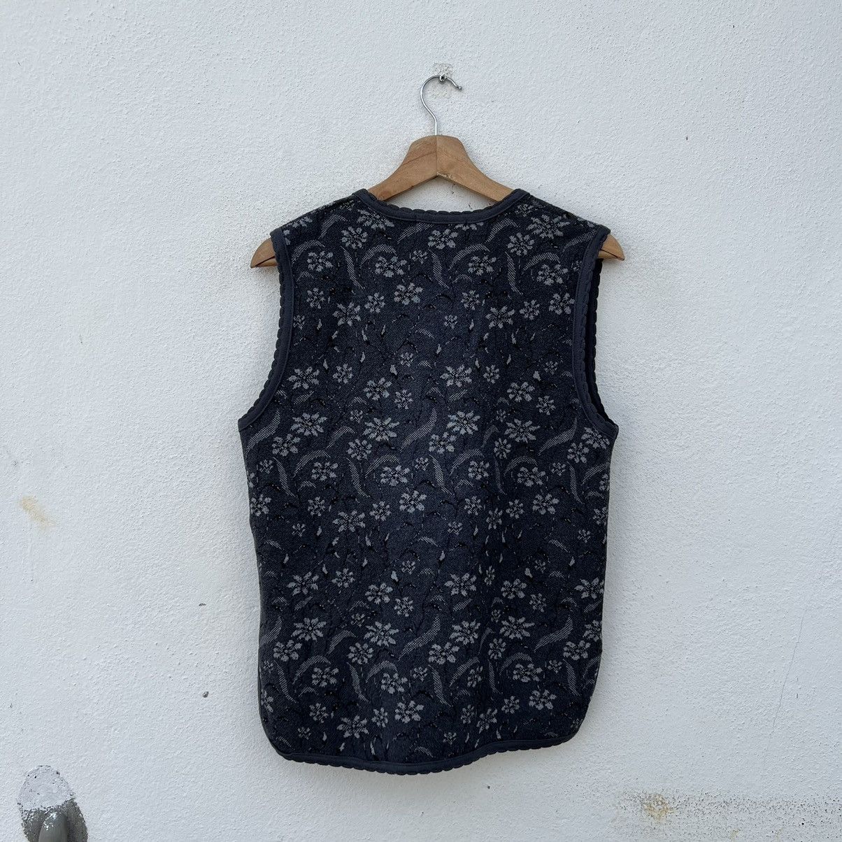 Japanese Brand RARE DESIGN FLOWER FULL PRINT GEN MODA TANK TOP VEST Size US M / EU 48-50 / 2 - 7 Thumbnail