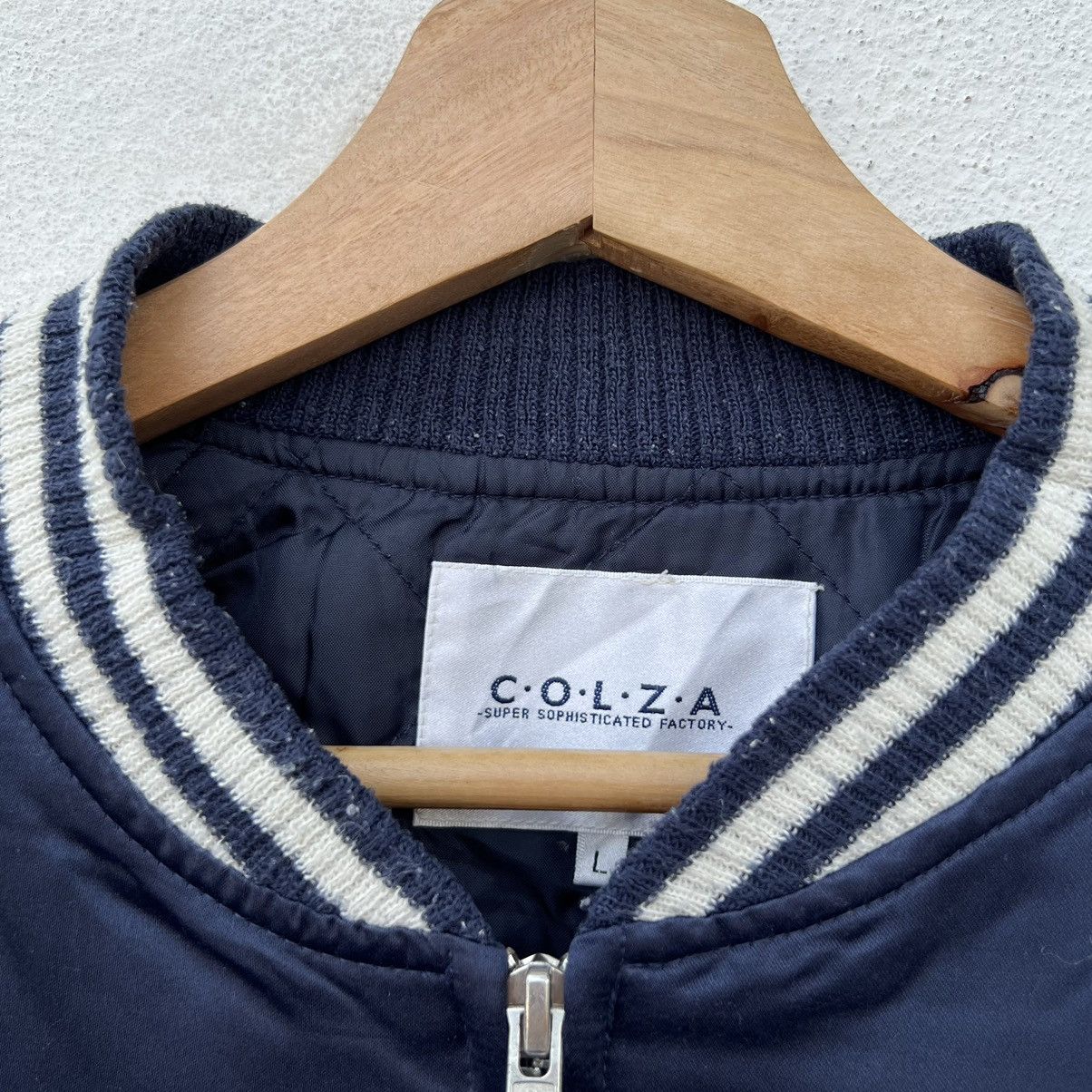 Japanese Brand VINTAGE COLZA SUKAJAN JACKET BIG LOGO Size US L / EU 52-54 / 3 - 7 Thumbnail