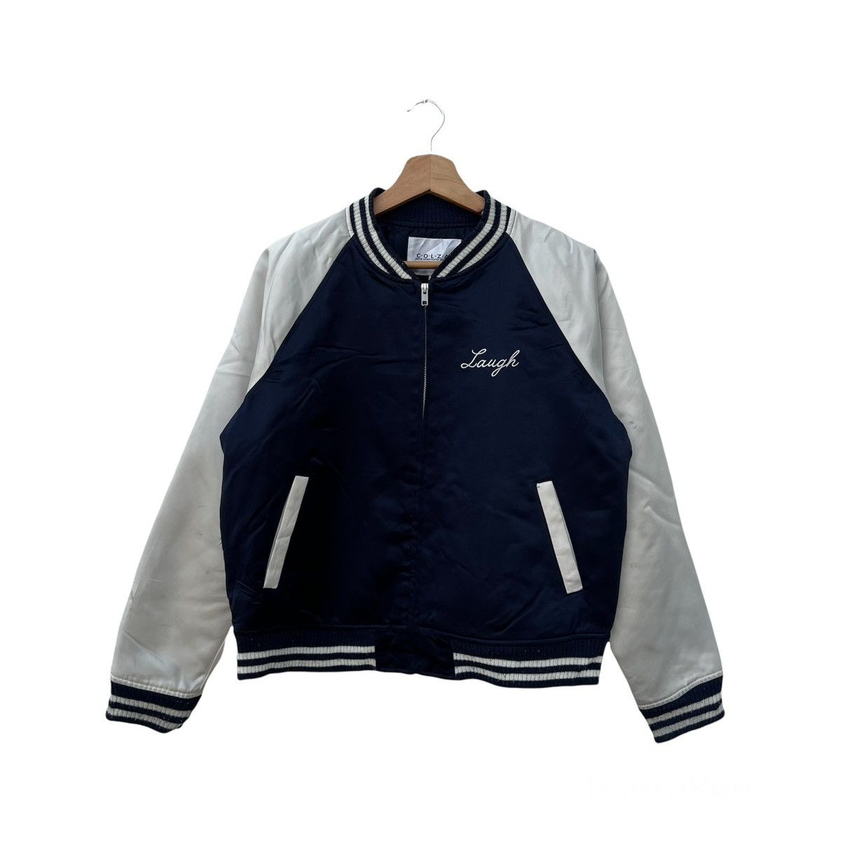 Japanese Brand VINTAGE COLZA SUKAJAN JACKET BIG LOGO Size US L / EU 52-54 / 3 - 1 Thumbnail