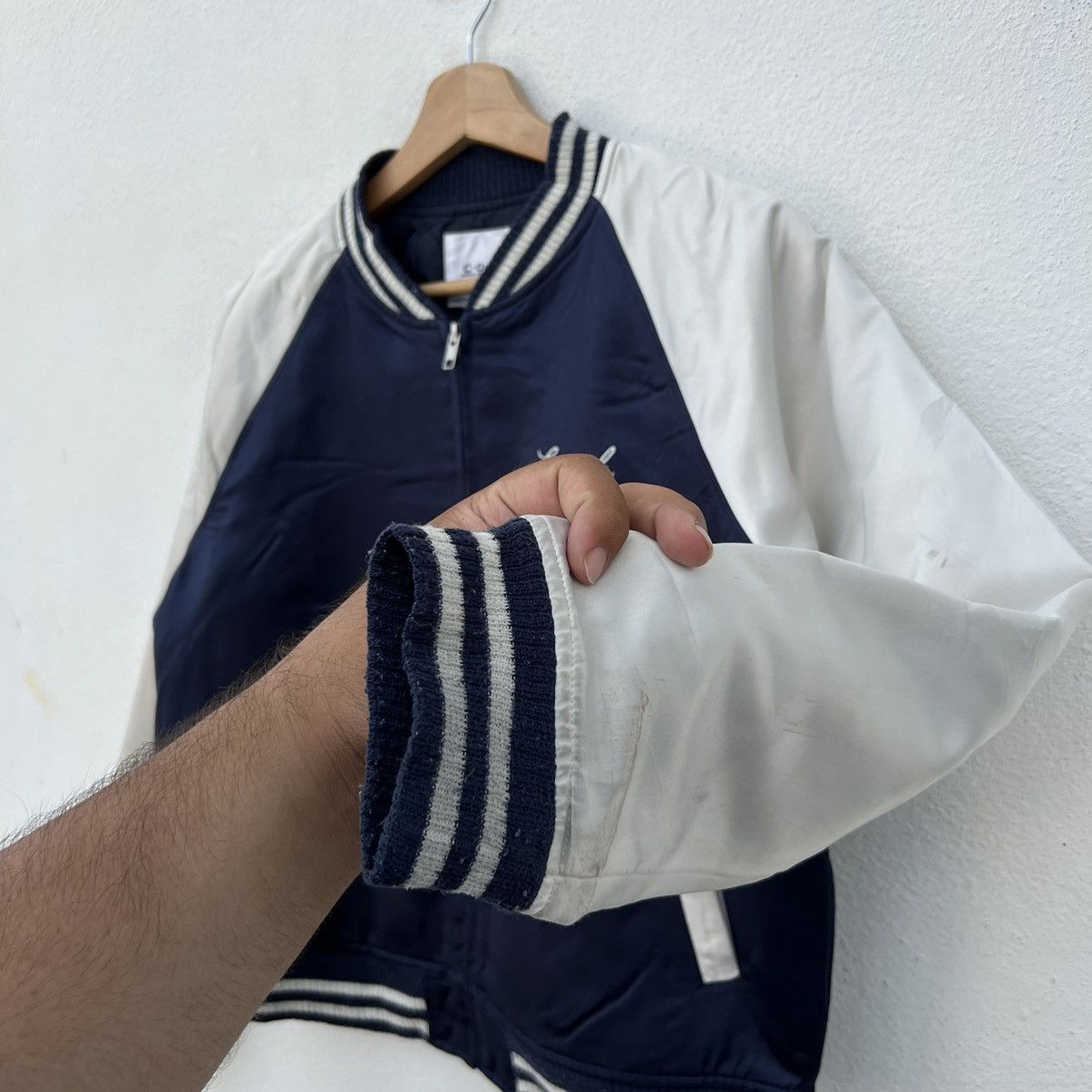 Japanese Brand VINTAGE COLZA SUKAJAN JACKET BIG LOGO Size US L / EU 52-54 / 3 - 8 Thumbnail