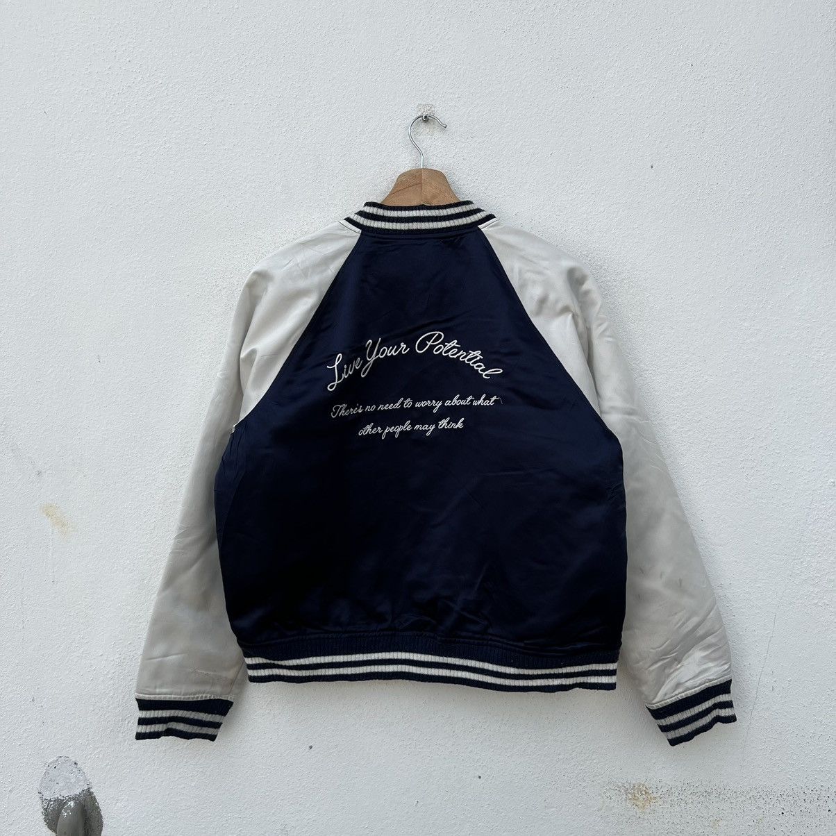 Japanese Brand VINTAGE COLZA SUKAJAN JACKET BIG LOGO Size US L / EU 52-54 / 3 - 2 Thumbnail