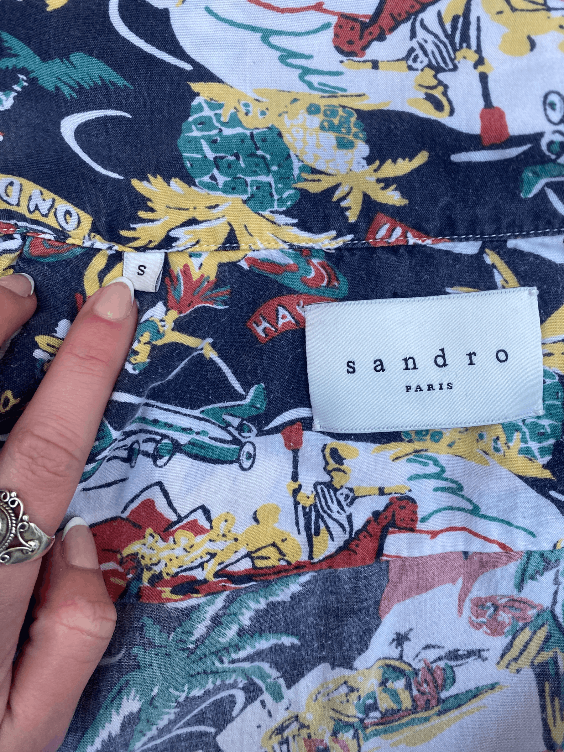 Sandro Hawaiian / Floral Shirt Size US S / EU 44-46 / 1 - 4 Thumbnail