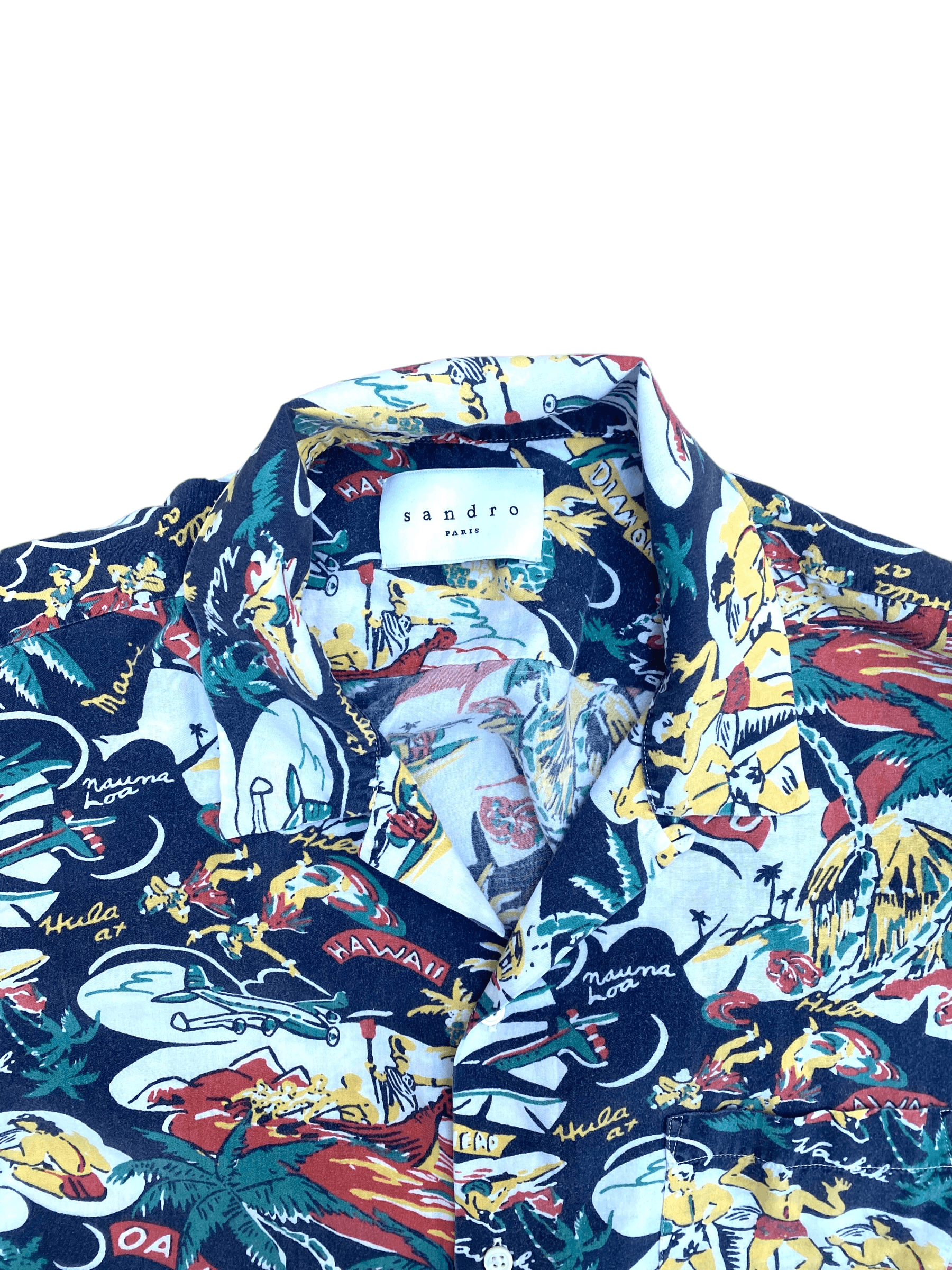 Sandro Hawaiian / Floral Shirt Size US S / EU 44-46 / 1 - 2 Thumbnail
