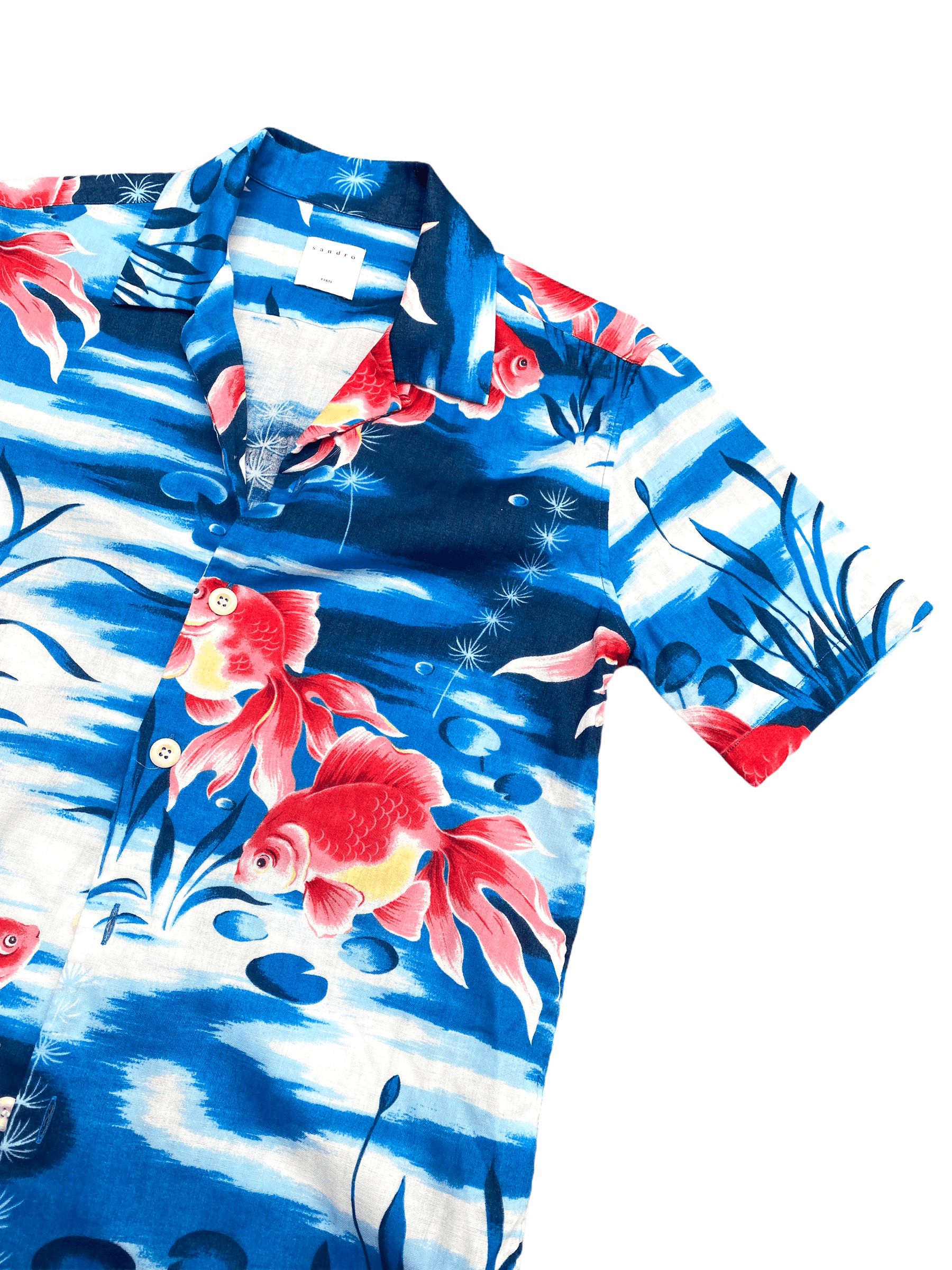 Sandro Fish / Summer - Beach Shirt Size US S / EU 44-46 / 1 - 2 Thumbnail