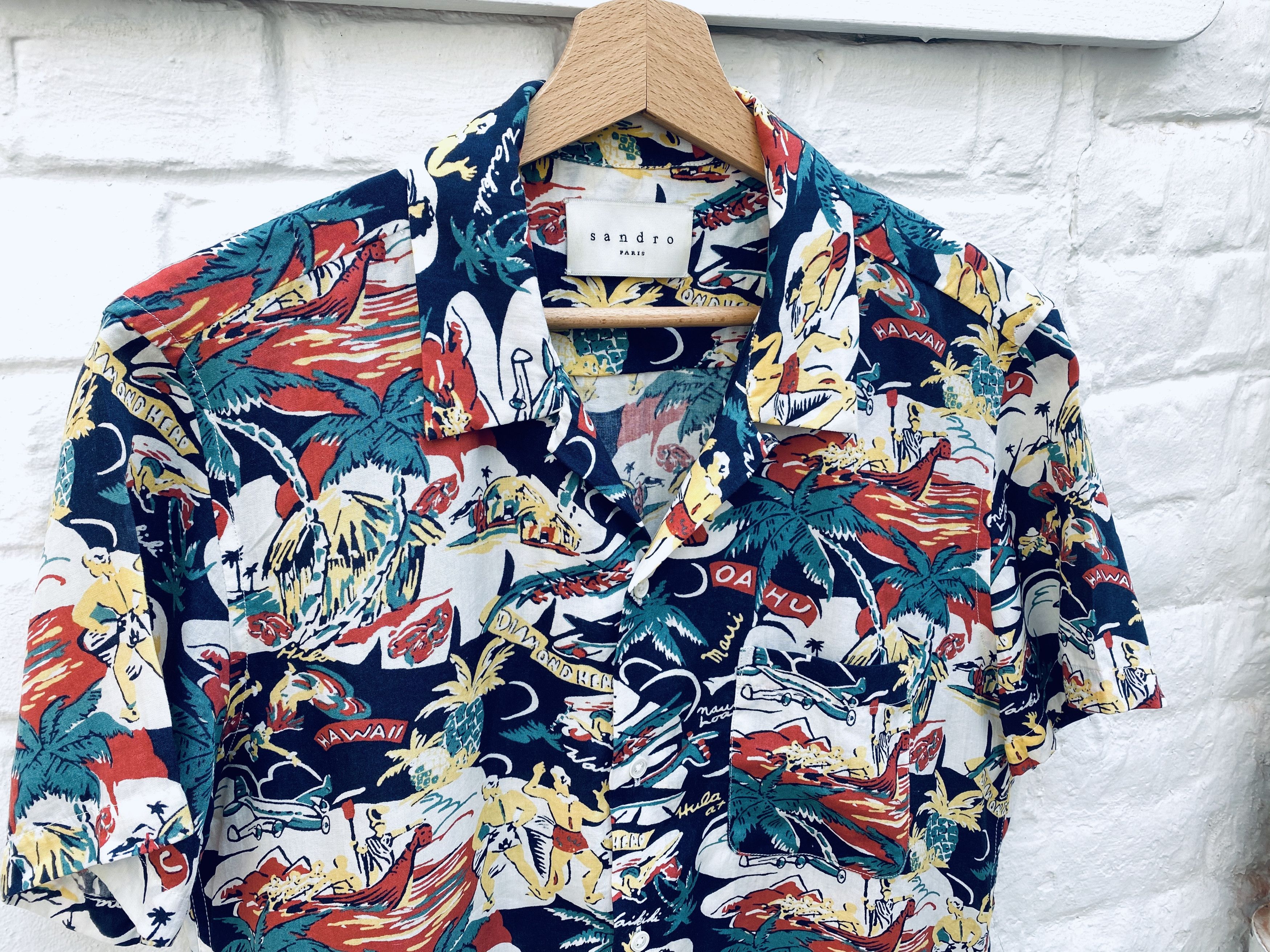 Sandro Hawaiian / Floral Shirt Size US S / EU 44-46 / 1 - 2 Thumbnail