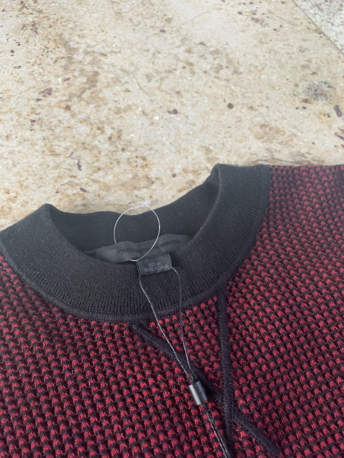 Alexander Wang Red & Black Knitwear Size US XS / EU 42 / 0 - 5 Thumbnail