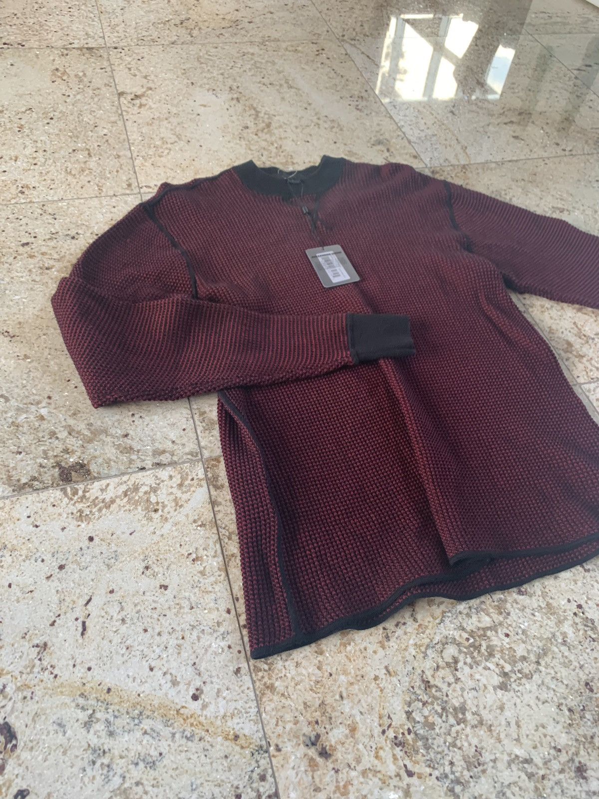 Alexander Wang Red & Black Knitwear Size US XS / EU 42 / 0 - 4 Thumbnail