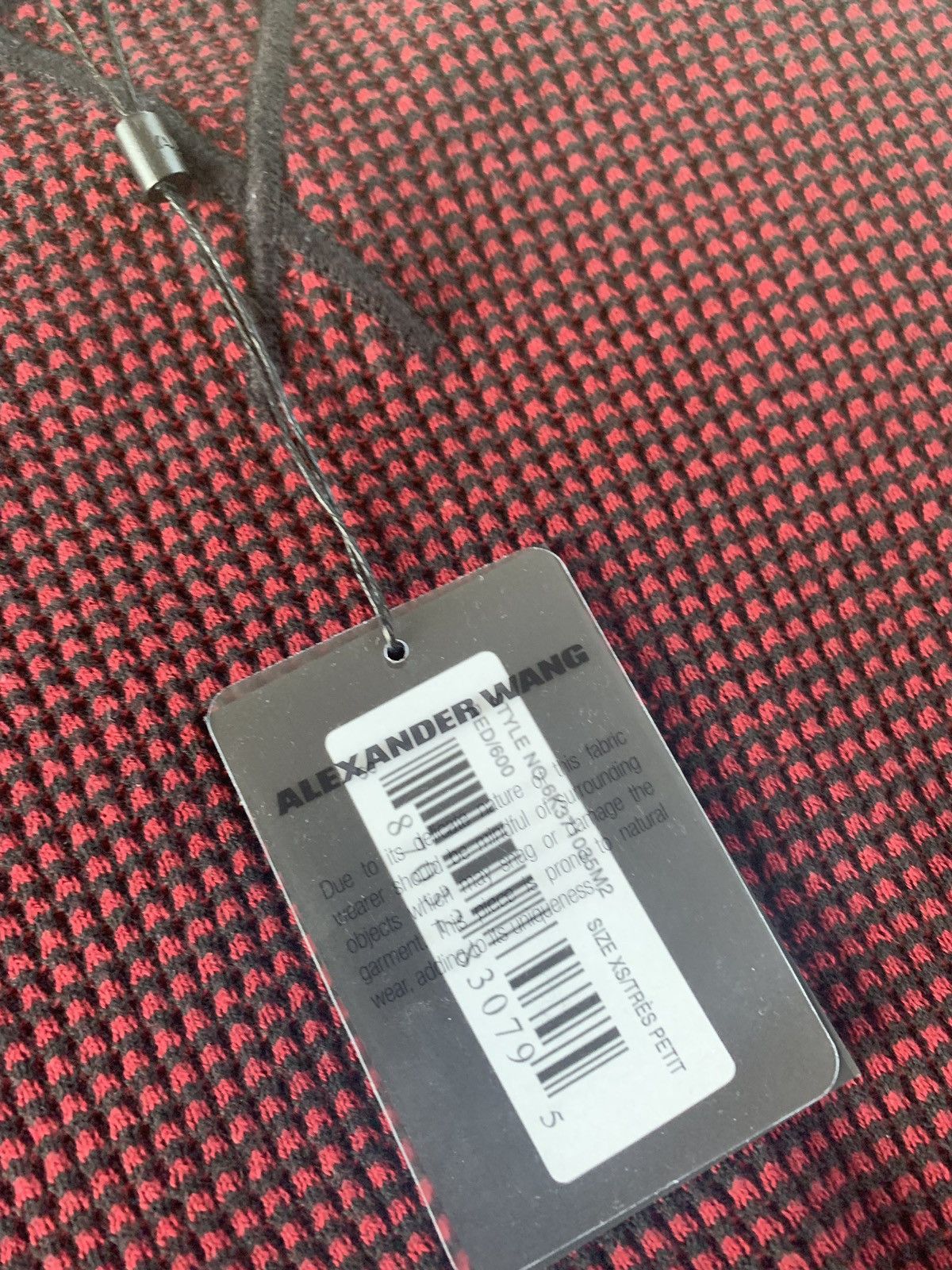 Alexander Wang Red & Black Knitwear Size US XS / EU 42 / 0 - 6 Thumbnail