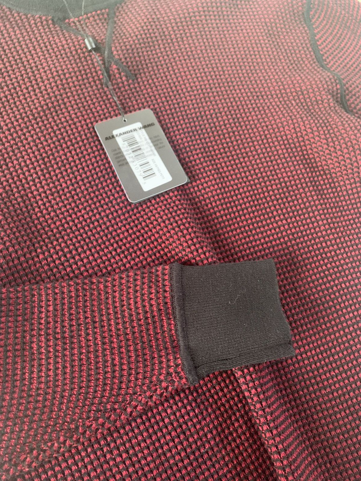 Alexander Wang Red & Black Knitwear Size US XS / EU 42 / 0 - 7 Thumbnail