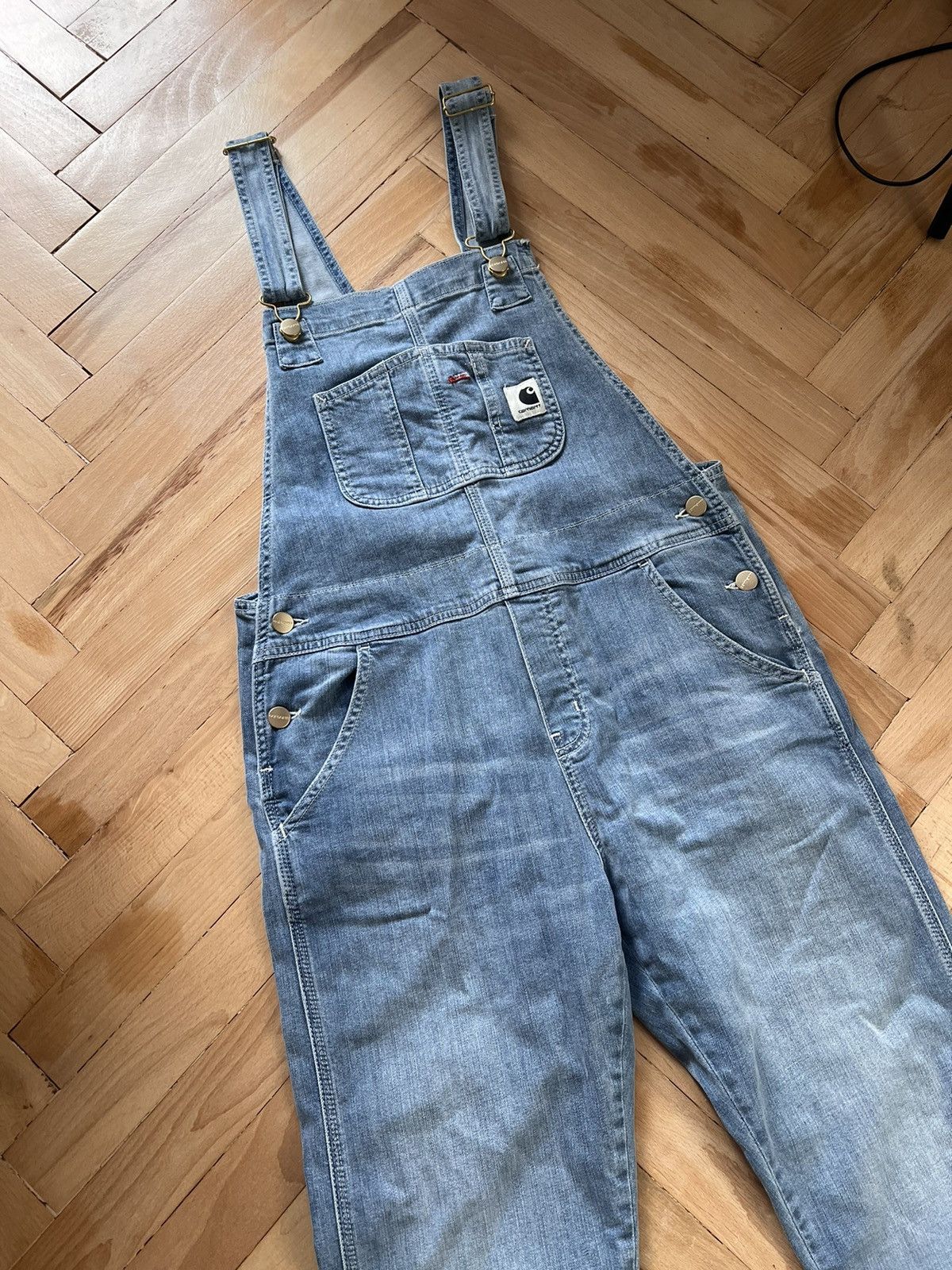 Carhartt Carhartt overalls jeans Size 26" / US 2 / IT 38 - 2 Thumbnail