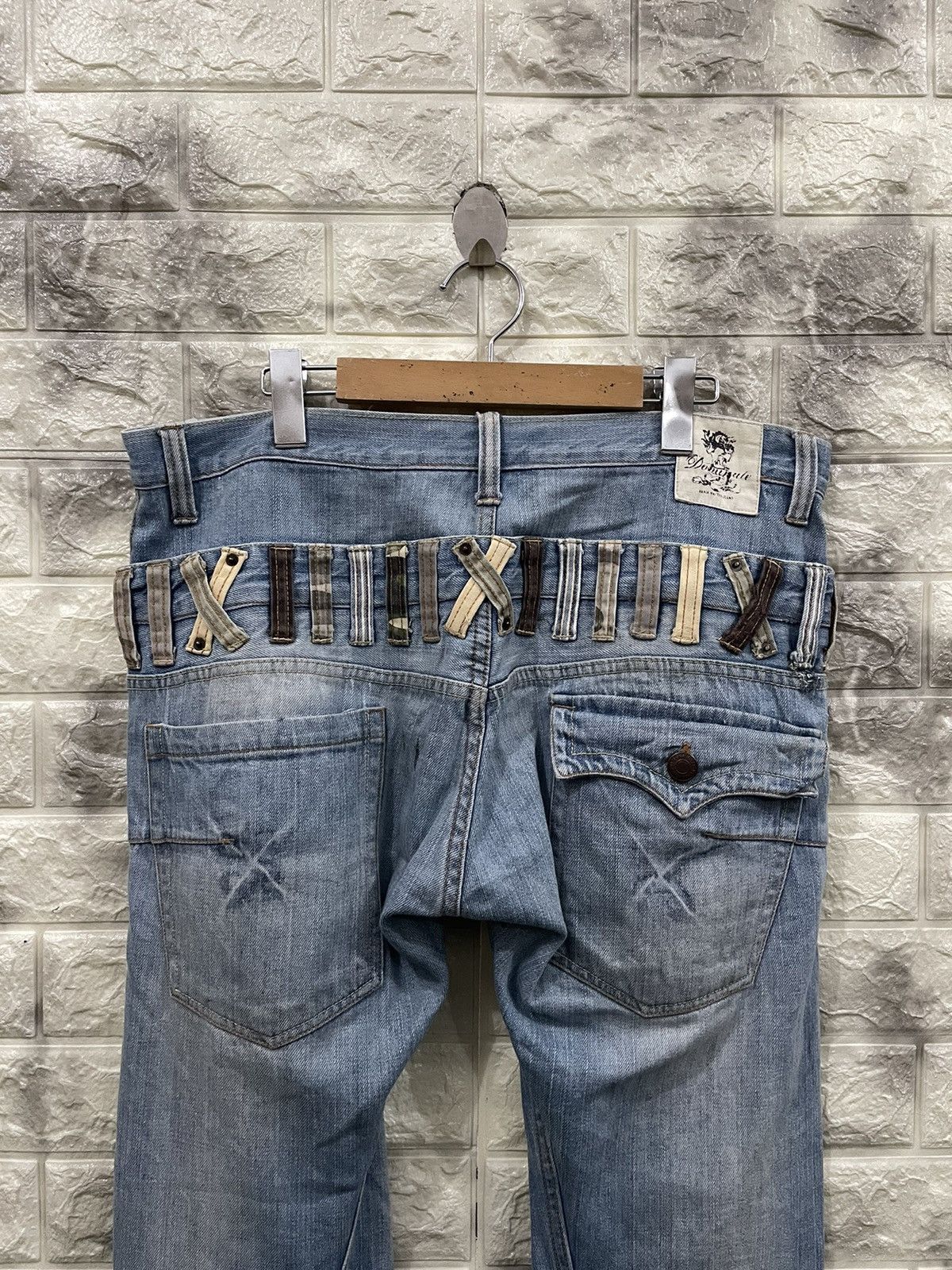 Other DOMINATE HANDCRAFTED DOUBLE WAIST JEANS Size US 34 / EU 50 - 4 Thumbnail