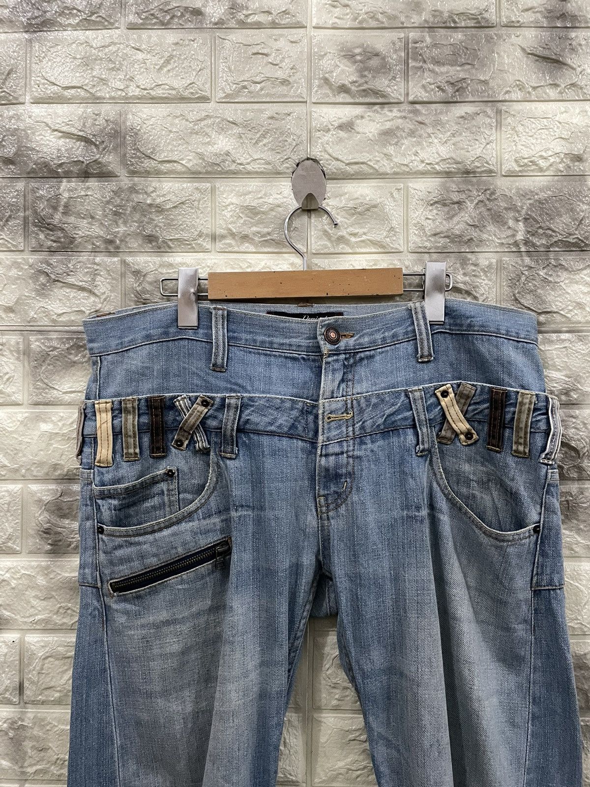 Other DOMINATE HANDCRAFTED DOUBLE WAIST JEANS Size US 34 / EU 50 - 2 Thumbnail