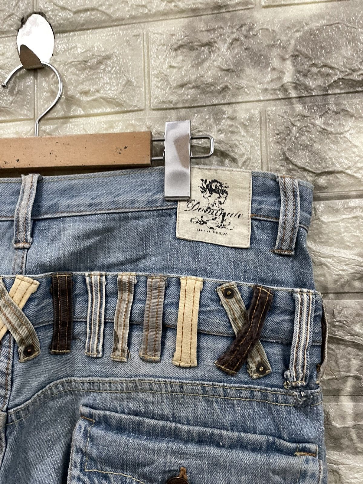 Other DOMINATE HANDCRAFTED DOUBLE WAIST JEANS Size US 34 / EU 50 - 6 Thumbnail