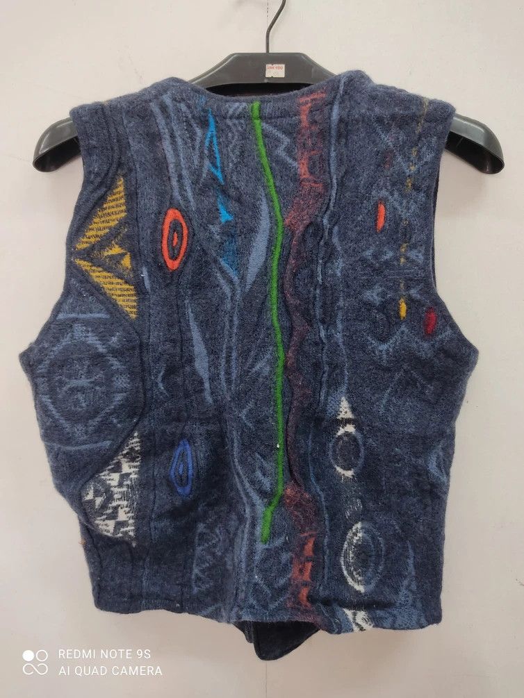 Vintage Coogi Aklanda Australia Najavo Wool Vest Size US XS / EU 42 / 0 - 4 Thumbnail