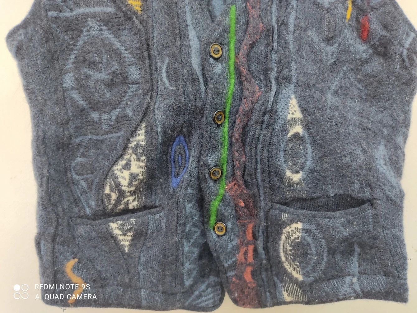 Vintage Coogi Aklanda Australia Najavo Wool Vest Size US XS / EU 42 / 0 - 3 Thumbnail