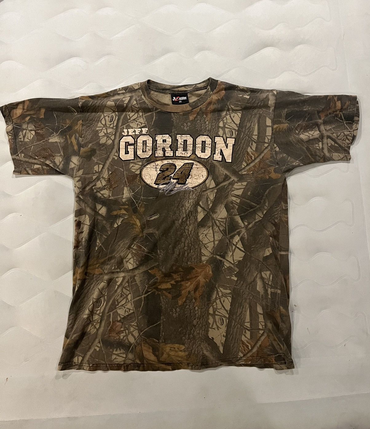 *RARE* Vintage Jeff Gordon #24 RealTree Camo Nascar T-Shirt