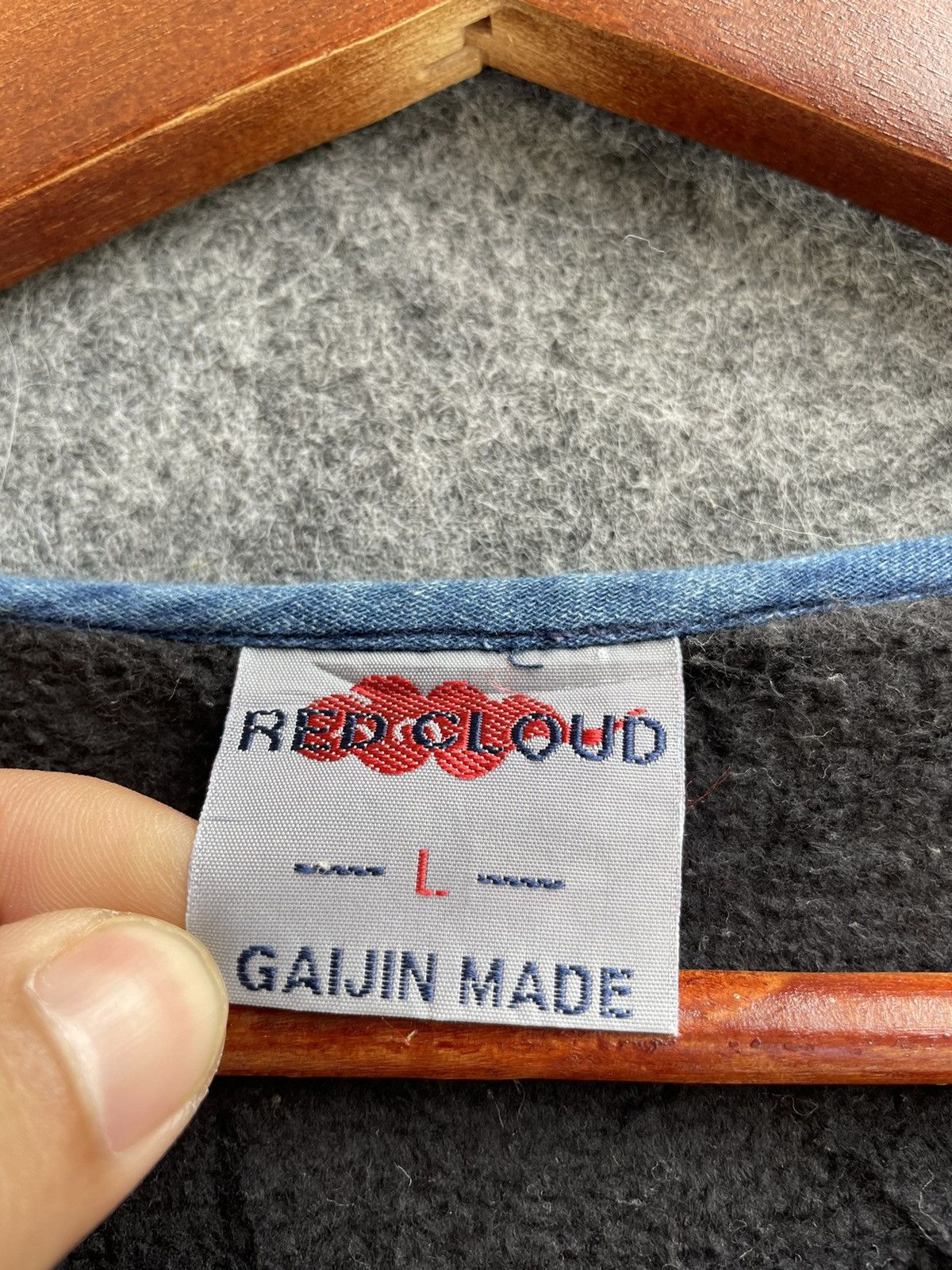 Japanese Brand × Vintage VINTAGE GAIJIN MADE RED CLOUD SWEATSHIRT Size US L / EU 52-54 / 3 - 6 Thumbnail