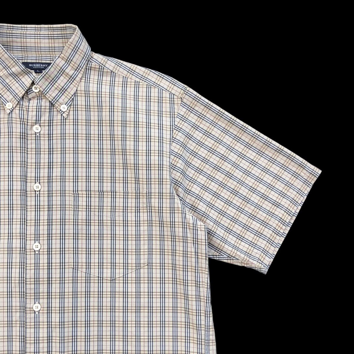 Burberry Burberry London Novacheck Short Sleeve Shirt Made In Japan Size US L / EU 52-54 / 3 - 6 Thumbnail