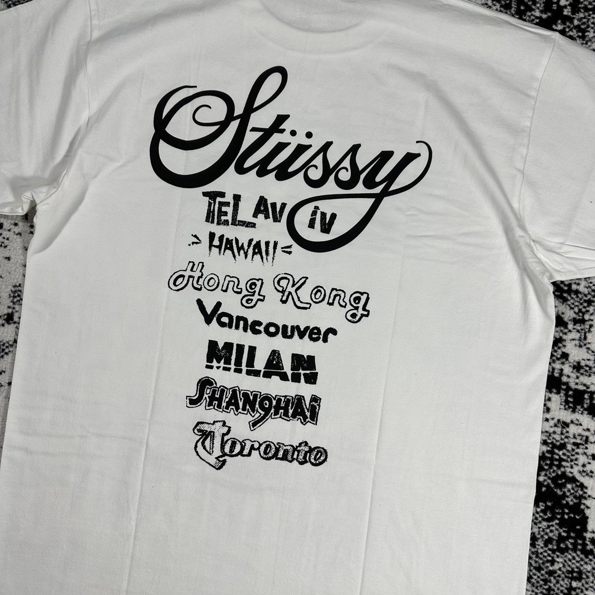 Stussy STUSSY TOUR TEE WHITE - LARGE Size US L / EU 52-54 / 3 - 4 Thumbnail