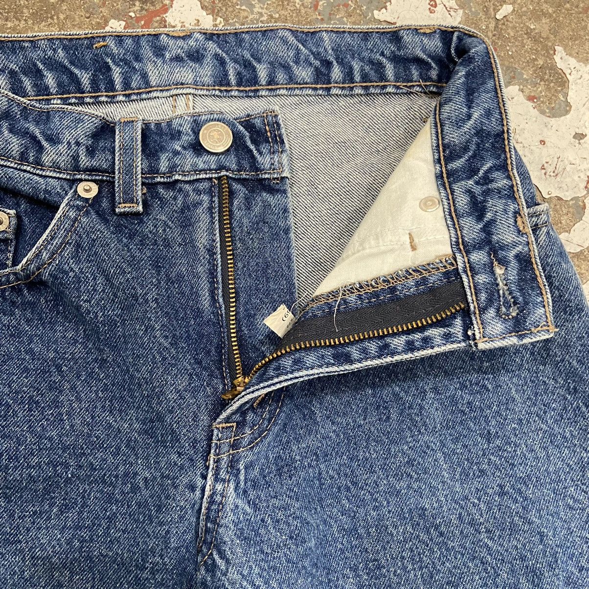 Jean × Vintage Vintage Low Rise Flare Blue Denim Jeans Size 24" / US 00 / IT 34 - 4 Thumbnail