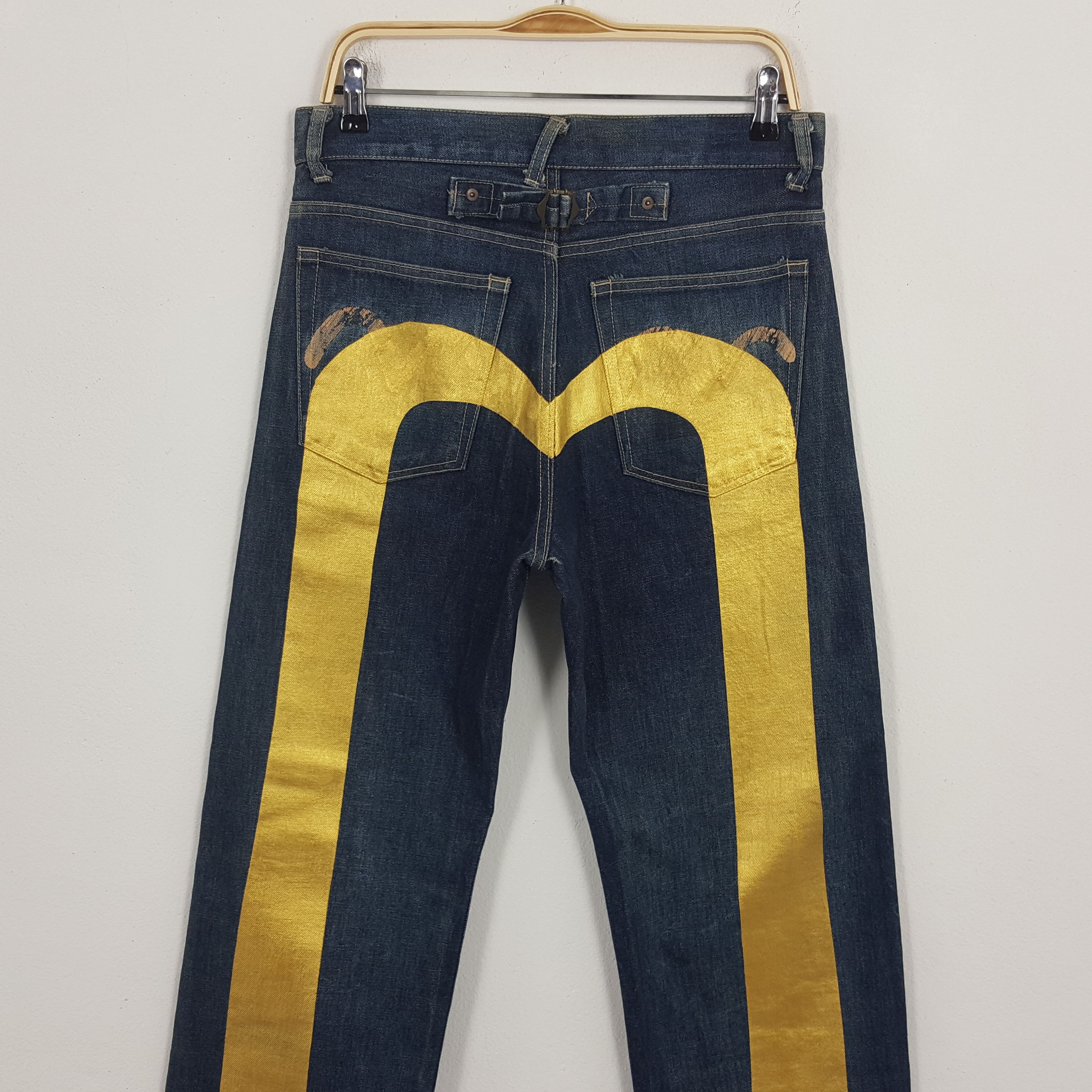 Japanese Brand × Vintage Vintage EVIS Daicock Japanese Brand Custom Denim Jeans Size US 32 / EU 48 - 2 Thumbnail