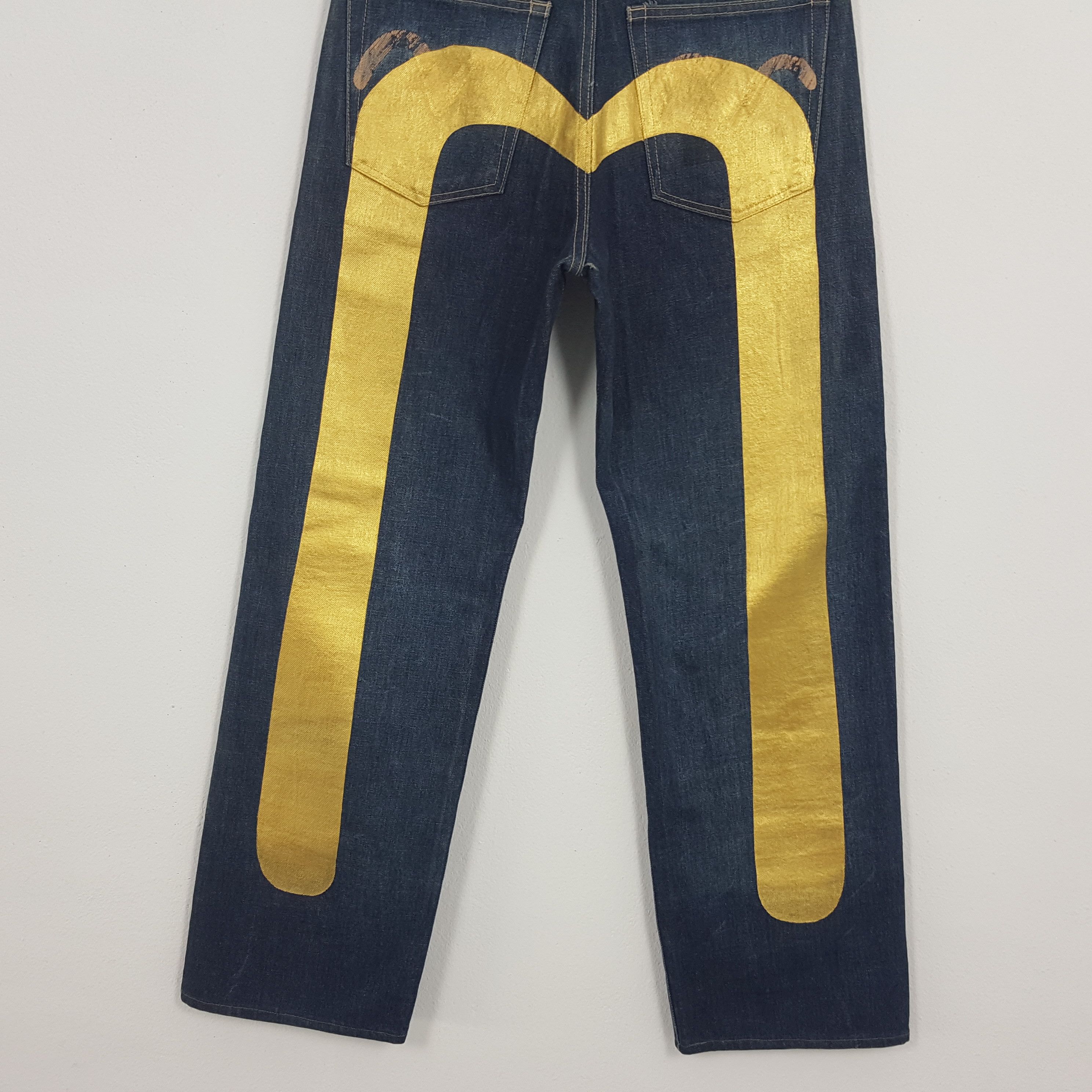 Japanese Brand × Vintage Vintage EVIS Daicock Japanese Brand Custom Denim Jeans Size US 32 / EU 48 - 3 Thumbnail