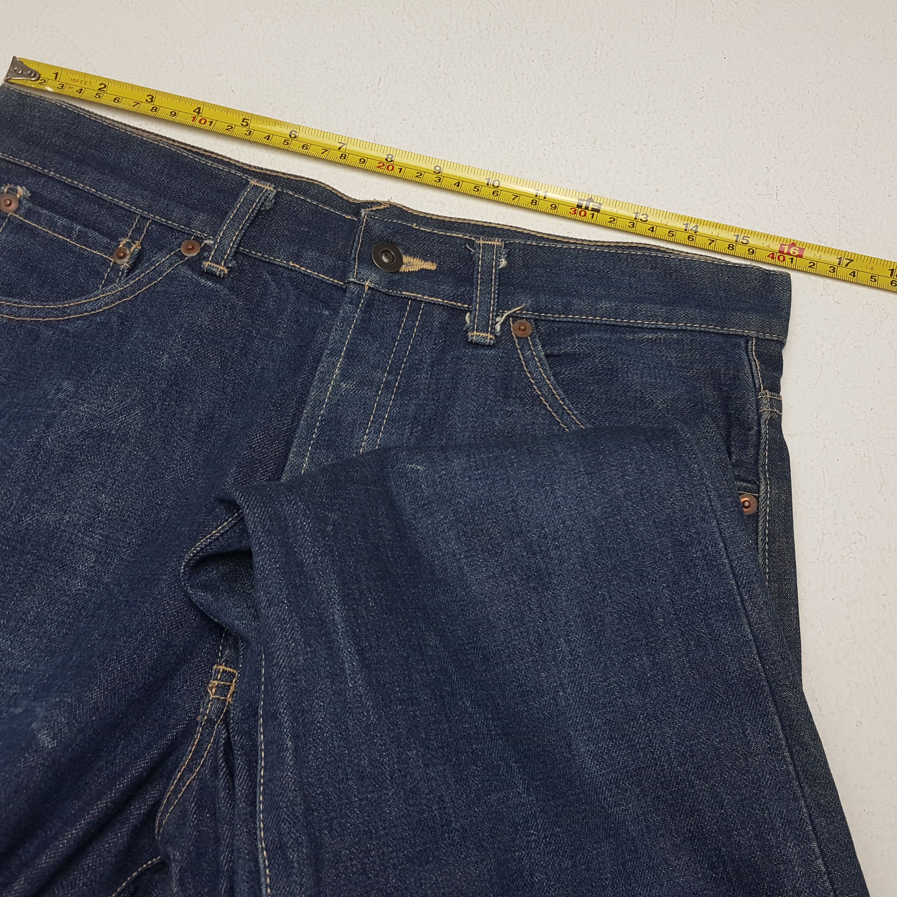 Japanese Brand × Vintage Vintage EVIS Daicock Japanese Brand Custom Denim Jeans Size US 32 / EU 48 - 7 Thumbnail