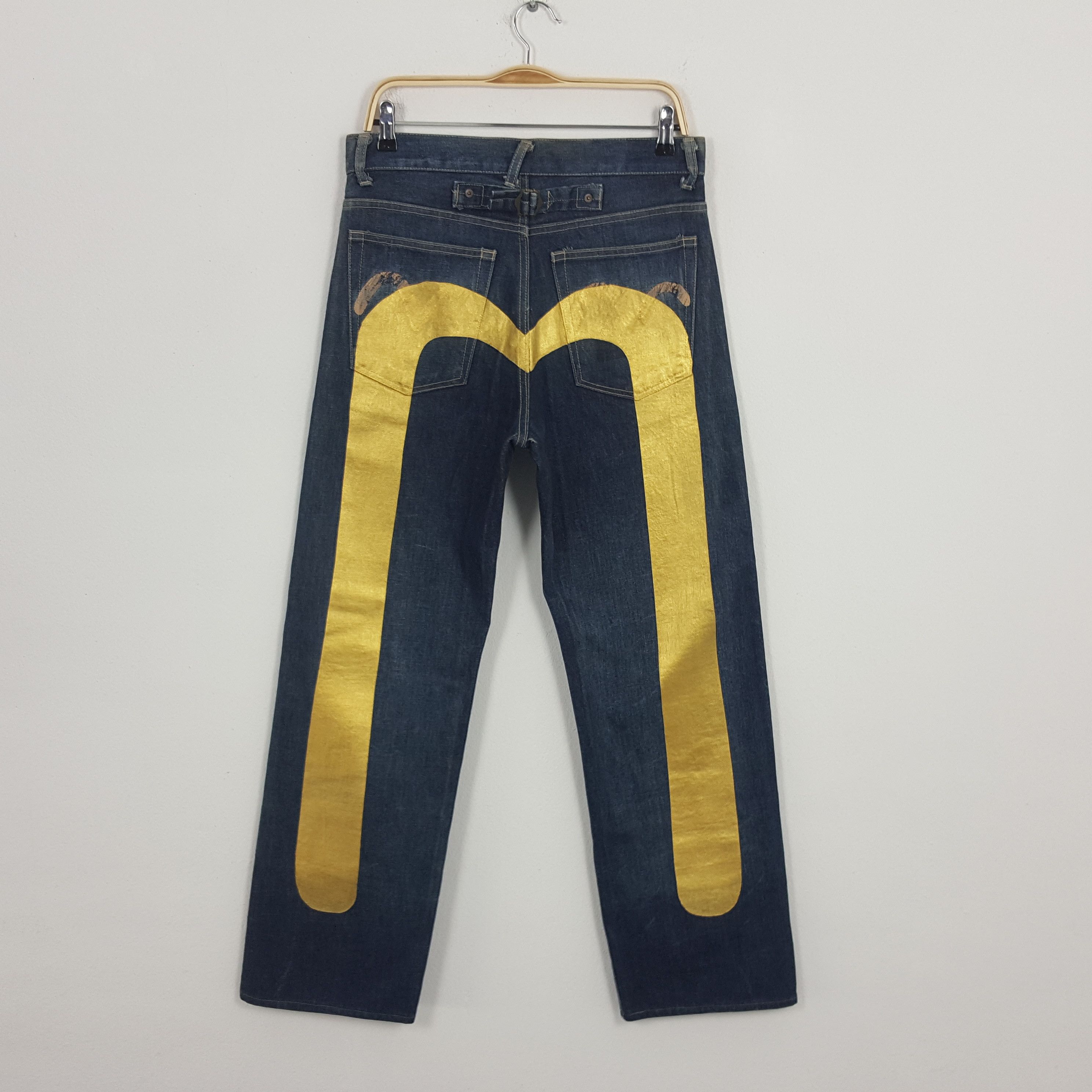 Japanese Brand × Vintage Vintage EVIS Daicock Japanese Brand Custom Denim Jeans Size US 32 / EU 48 - 1 Thumbnail
