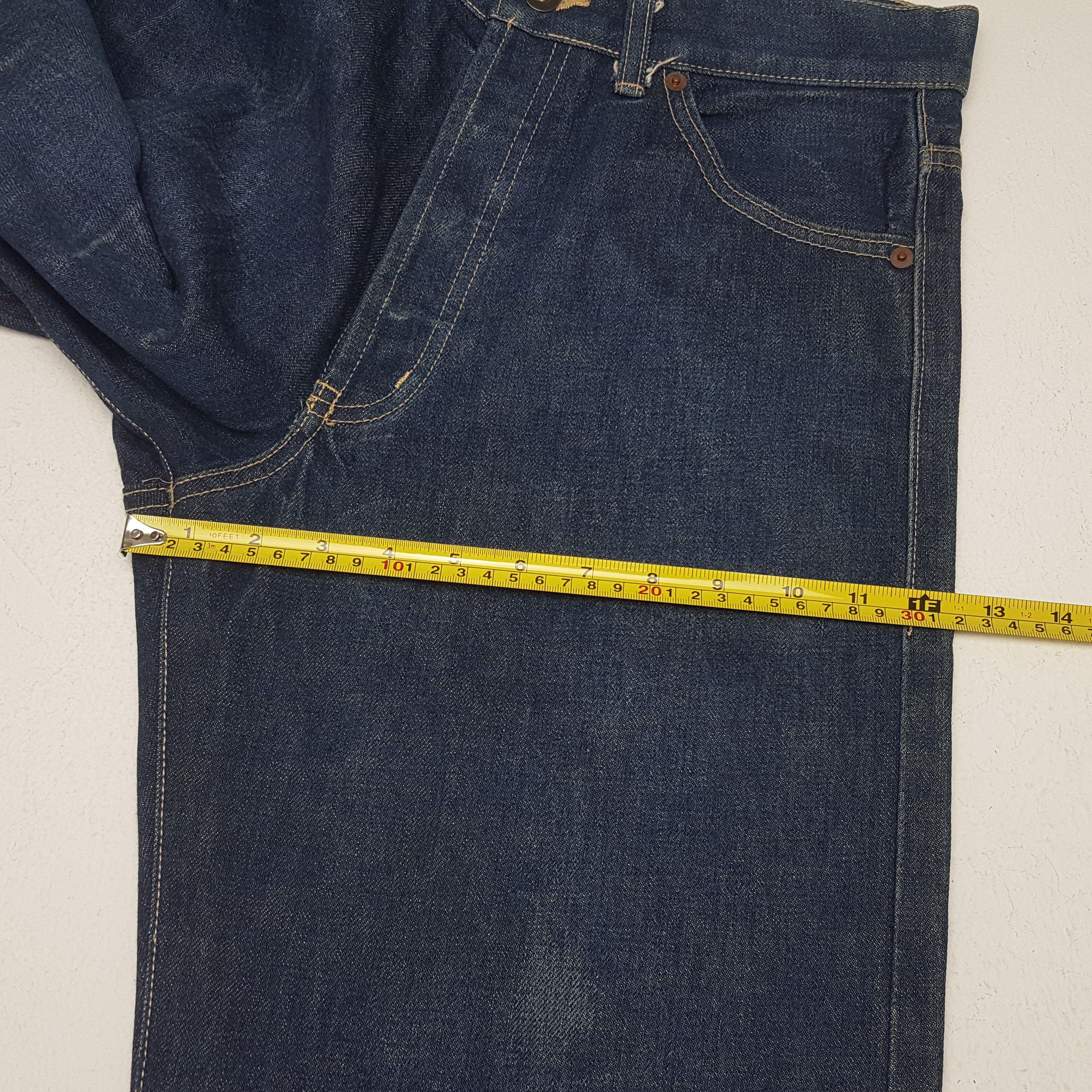 Japanese Brand × Vintage Vintage EVIS Daicock Japanese Brand Custom Denim Jeans Size US 32 / EU 48 - 9 Thumbnail