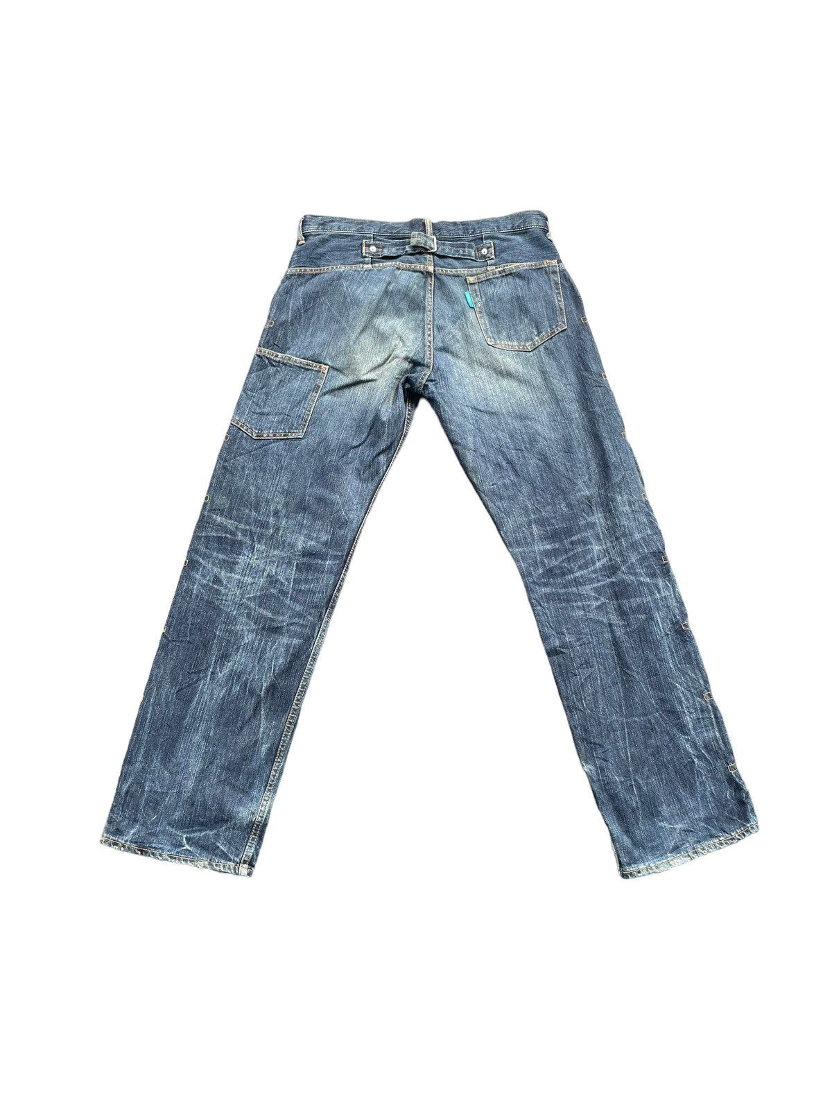 Japanese Brand Vintage Swagger Japan Distresed Denim Size US 36 / EU 52 - 10 Thumbnail