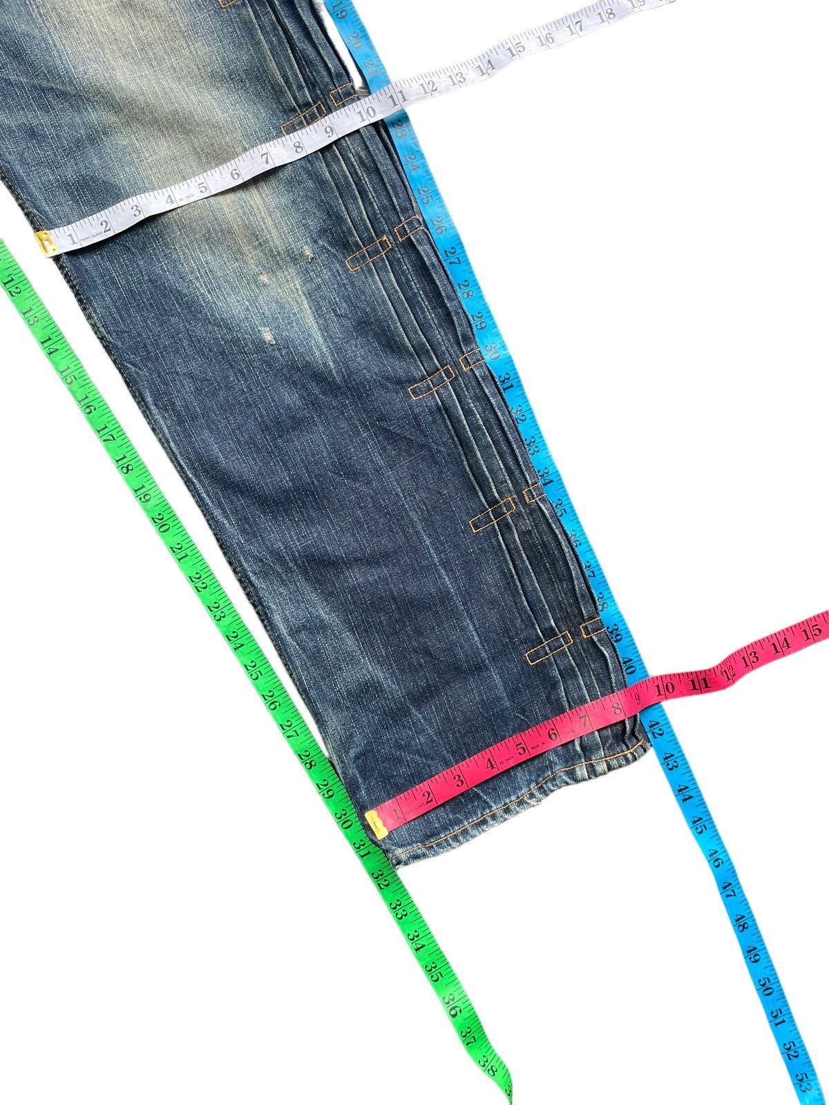 Japanese Brand Vintage Swagger Japan Distresed Denim Size US 36 / EU 52 - 24 Thumbnail