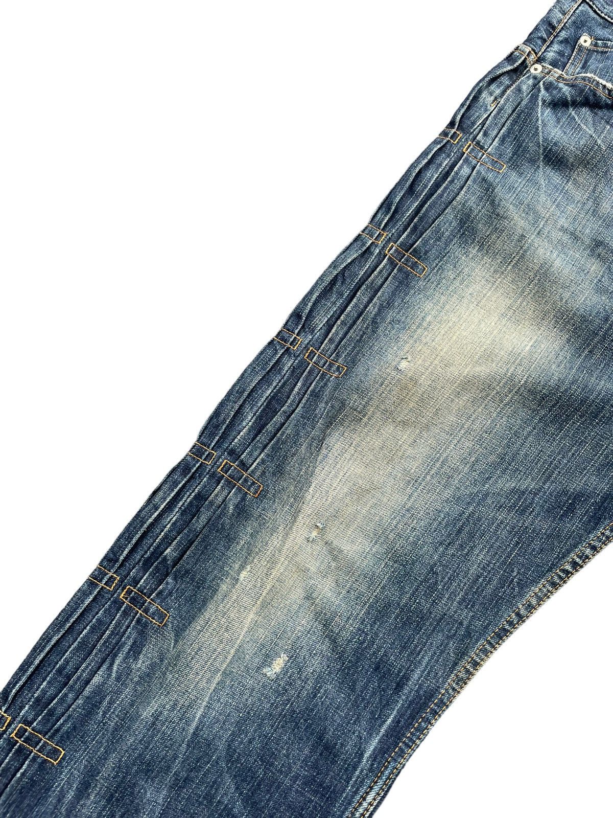 Japanese Brand Vintage Swagger Japan Distresed Denim Size US 36 / EU 52 - 5 Thumbnail