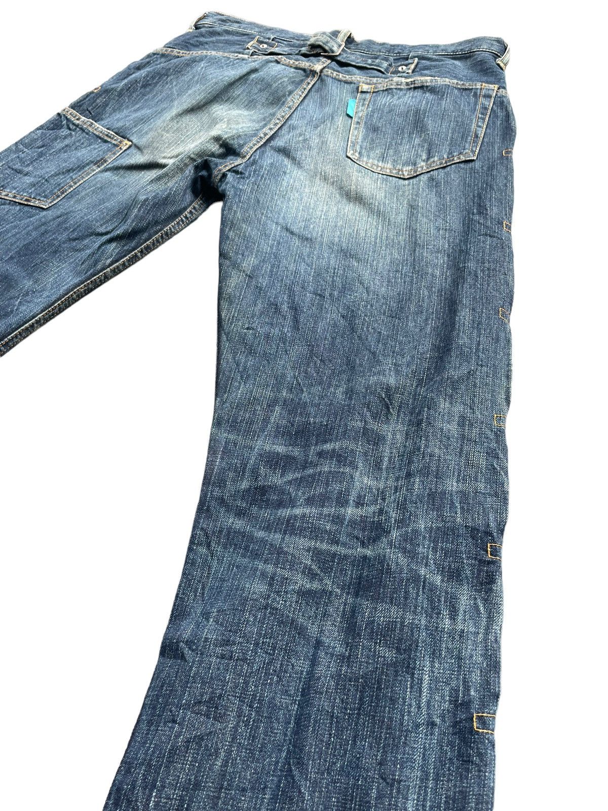 Japanese Brand Vintage Swagger Japan Distresed Denim Size US 36 / EU 52 - 11 Thumbnail