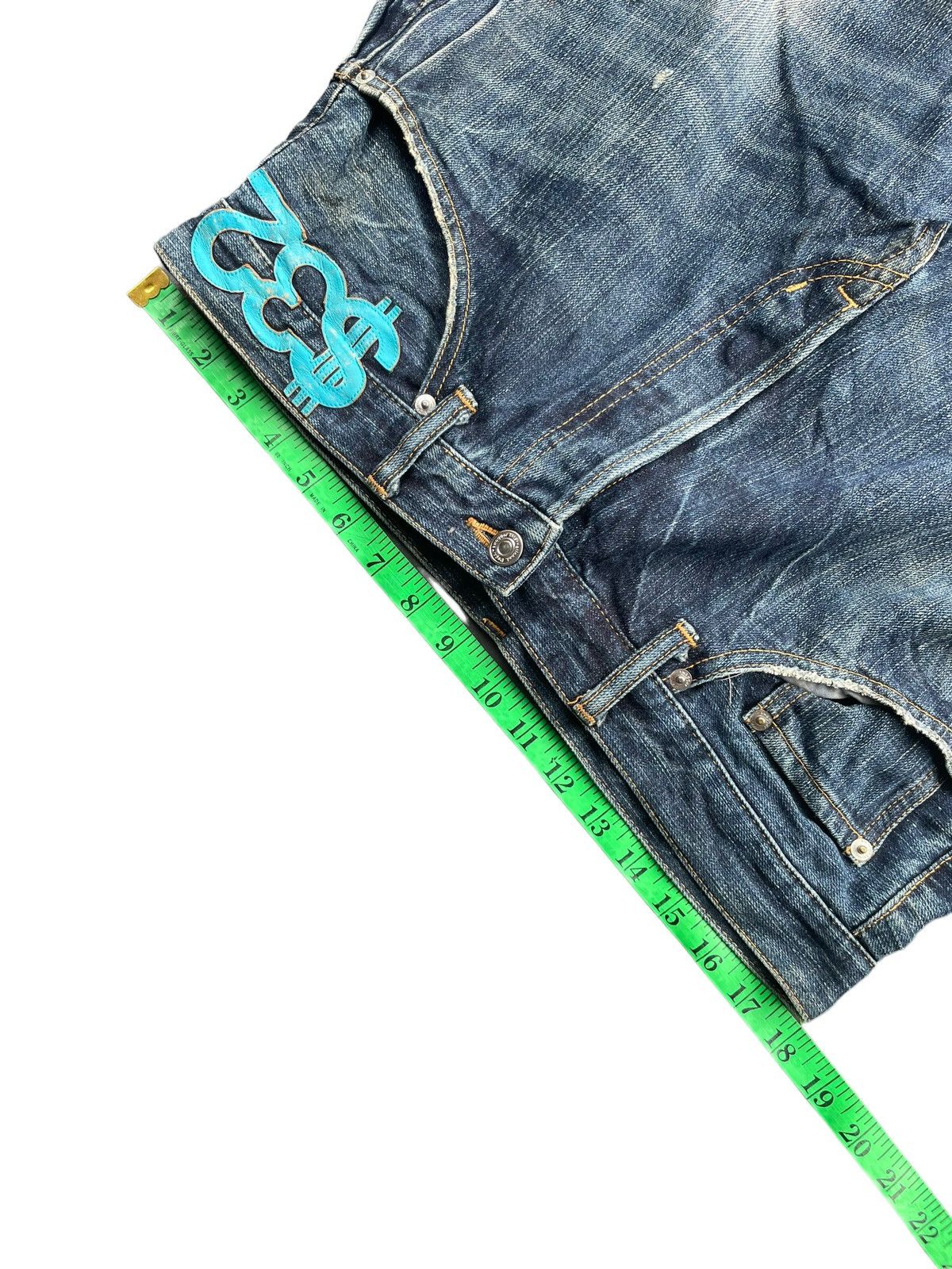 Japanese Brand Vintage Swagger Japan Distresed Denim Size US 36 / EU 52 - 22 Thumbnail