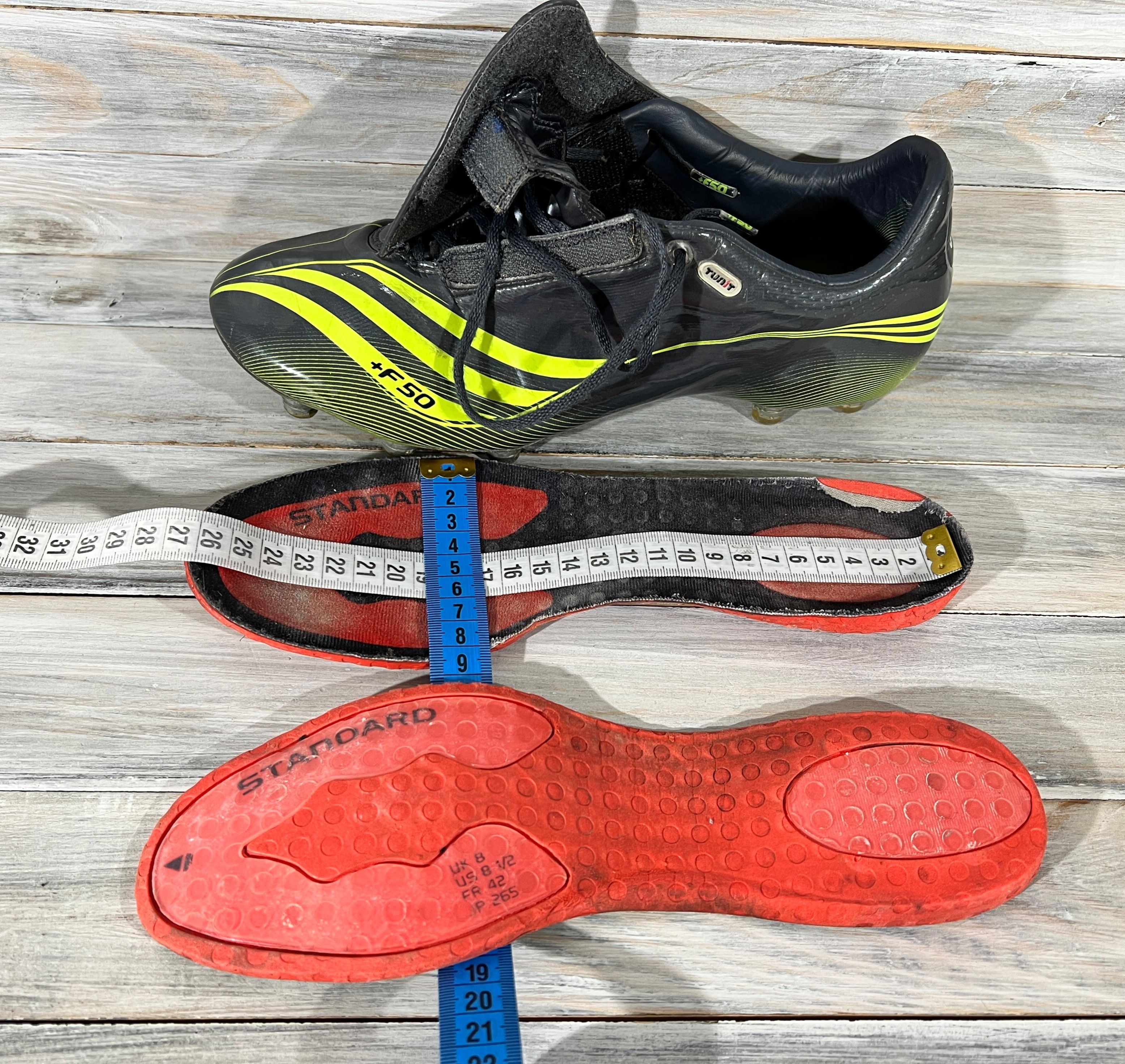 Adidas × Vintage Vintage Adidas F50.7 TUNIT Men's Football CleatsBoots Soccer Size US 8.5 / EU 41-42 - 25 Thumbnail