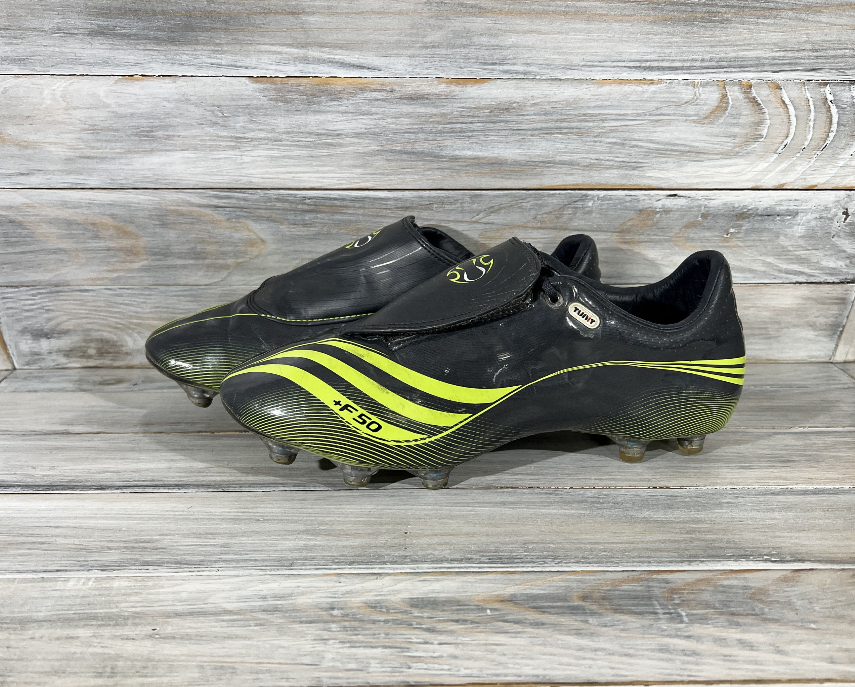 Adidas × Vintage Vintage Adidas F50.7 TUNIT Men's Football CleatsBoots Soccer Size US 8.5 / EU 41-42 - 18 Thumbnail