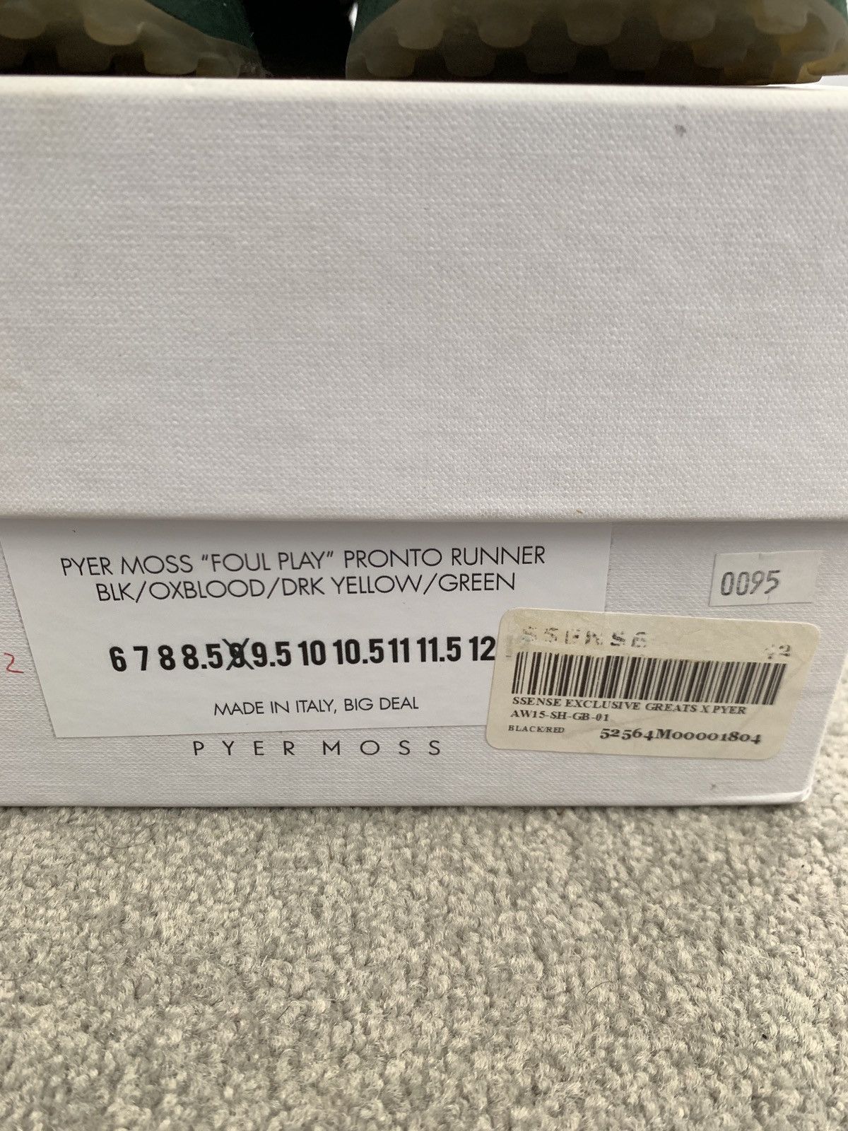 Designer × Pyer Moss 🔥 Pyer Moss “FOUL PLAY” Greats Edition Pronto Sneakers🔥 Size US 9 / EU 42 - 8 Thumbnail