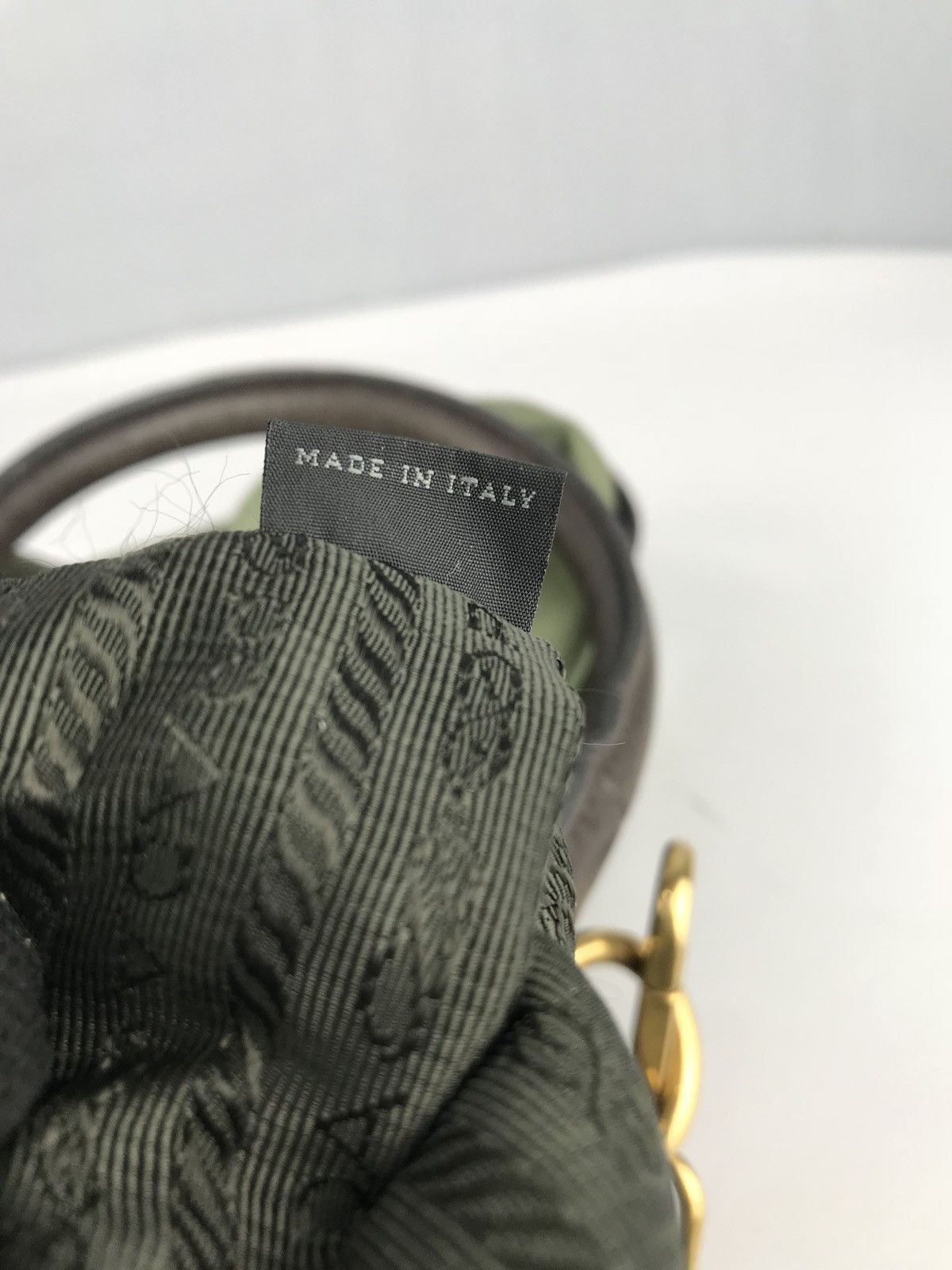 Prada ❌LAST DROP❌AUTHENTIC PRADA ITALY TESSUTO GREEN TWO WAY Size ONE SIZE - 21 Thumbnail