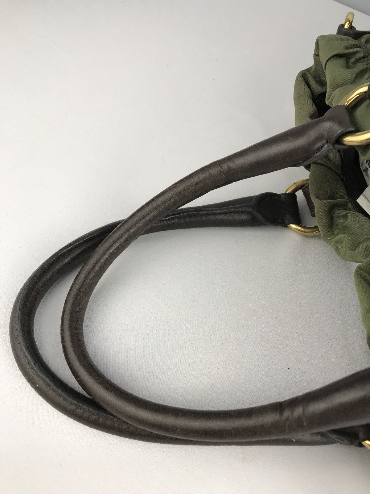 Prada ❌LAST DROP❌AUTHENTIC PRADA ITALY TESSUTO GREEN TWO WAY Size ONE SIZE - 25 Thumbnail