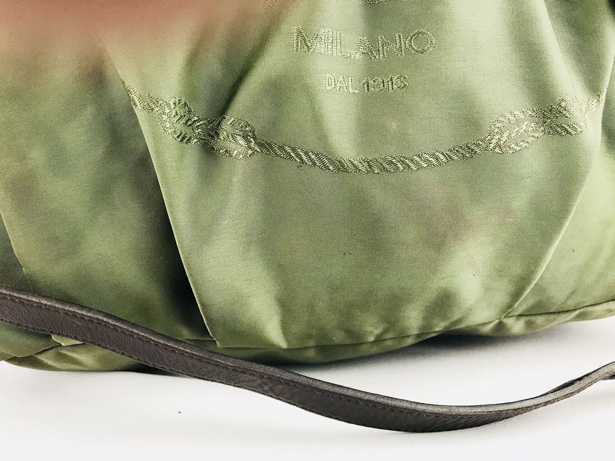 Prada ❌LAST DROP❌AUTHENTIC PRADA ITALY TESSUTO GREEN TWO WAY Size ONE SIZE - 3 Thumbnail