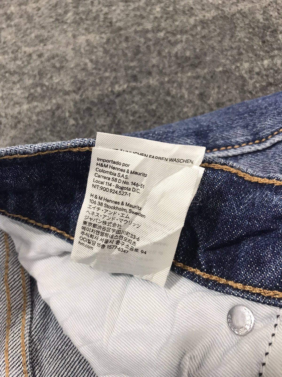 H&M H&M Denim Skinny Cut Pants Distressed Denim Indigo Jeans Size US 28 / EU 44 - 10 Thumbnail