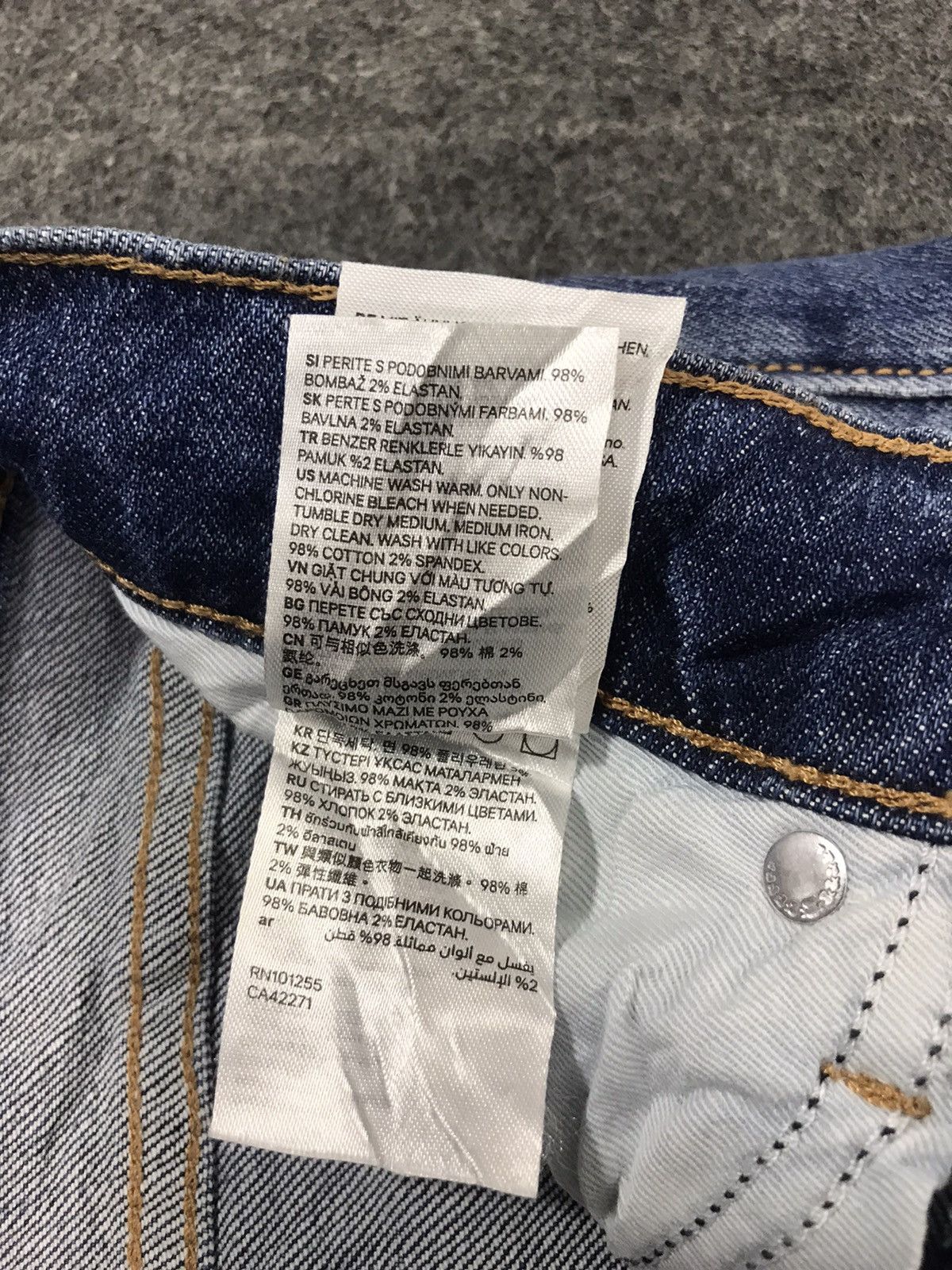 H&M H&M Denim Skinny Cut Pants Distressed Denim Indigo Jeans Size US 28 / EU 44 - 9 Thumbnail