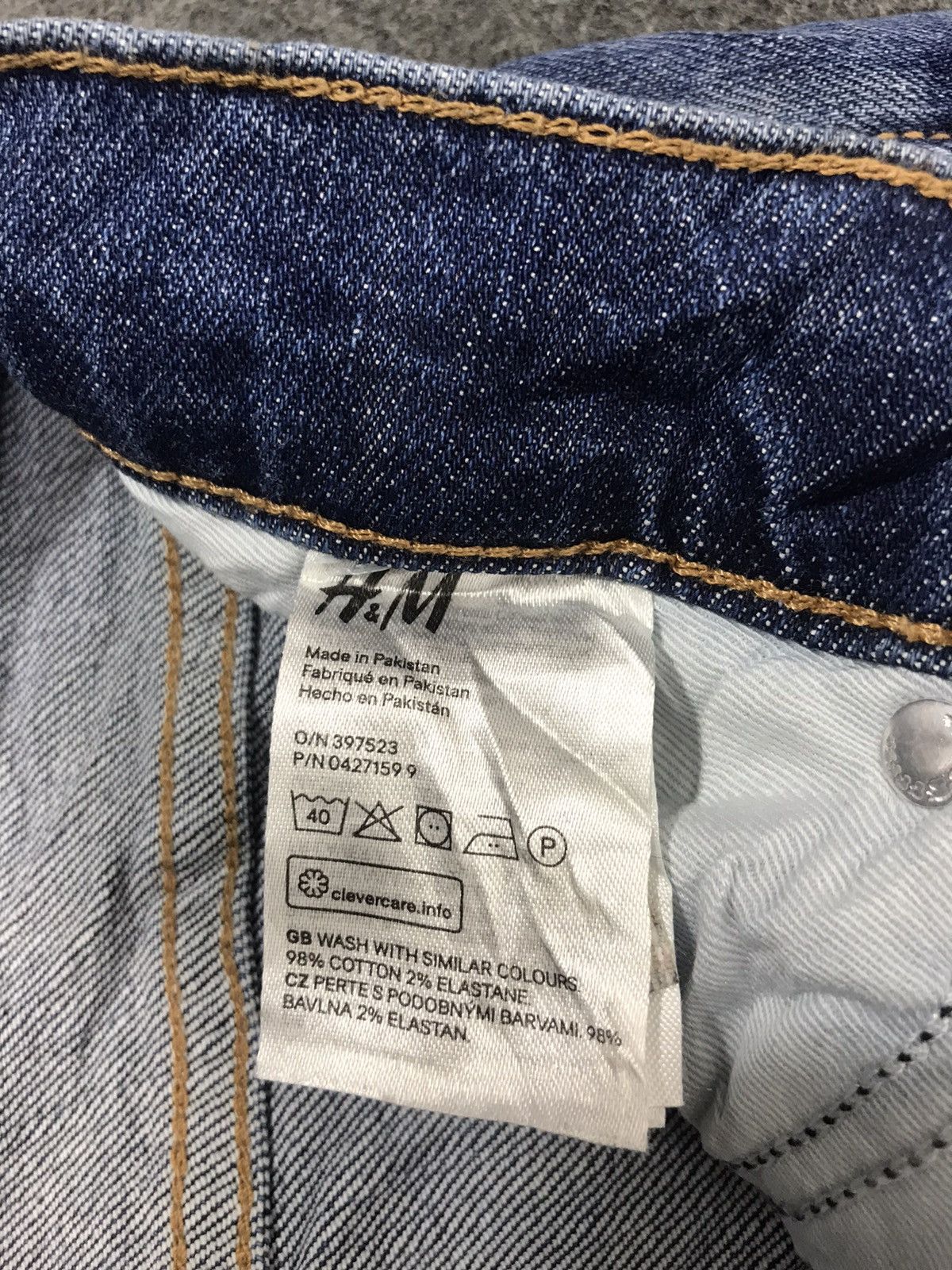 H&M H&M Denim Skinny Cut Pants Distressed Denim Indigo Jeans Size US 28 / EU 44 - 7 Thumbnail