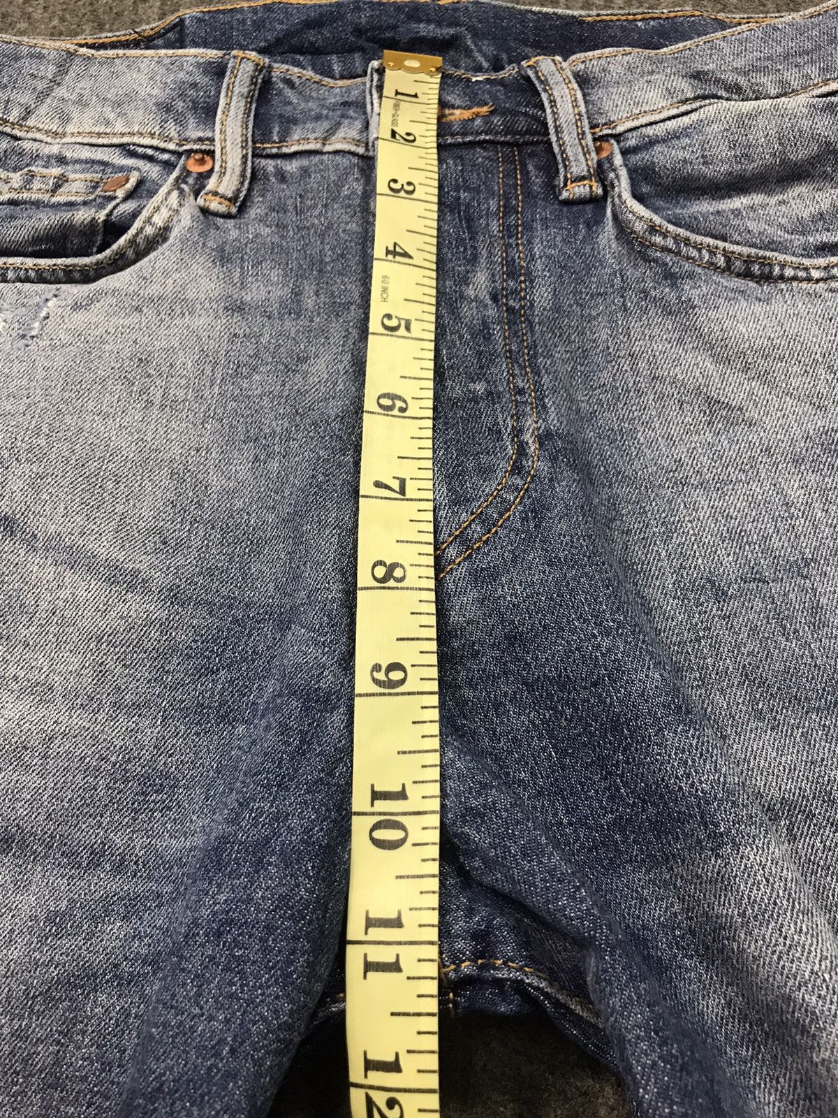 H&M H&M Denim Skinny Cut Pants Distressed Denim Indigo Jeans Size US 28 / EU 44 - 14 Thumbnail
