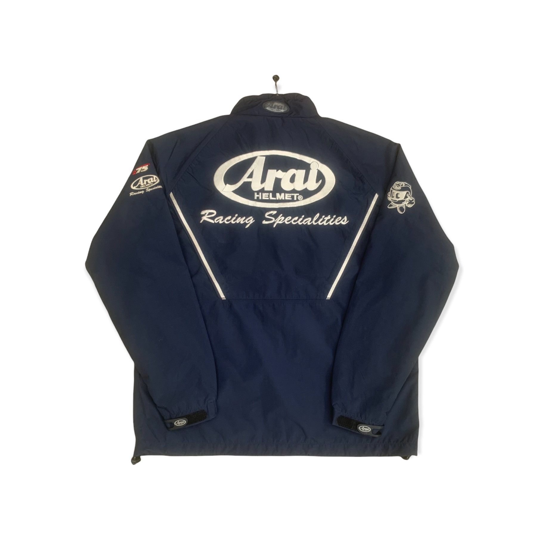 image of Gear For Sports x Racing Vintage Arai Helmet Racing Specialties Jacket in Blue, Men's (Size Large)