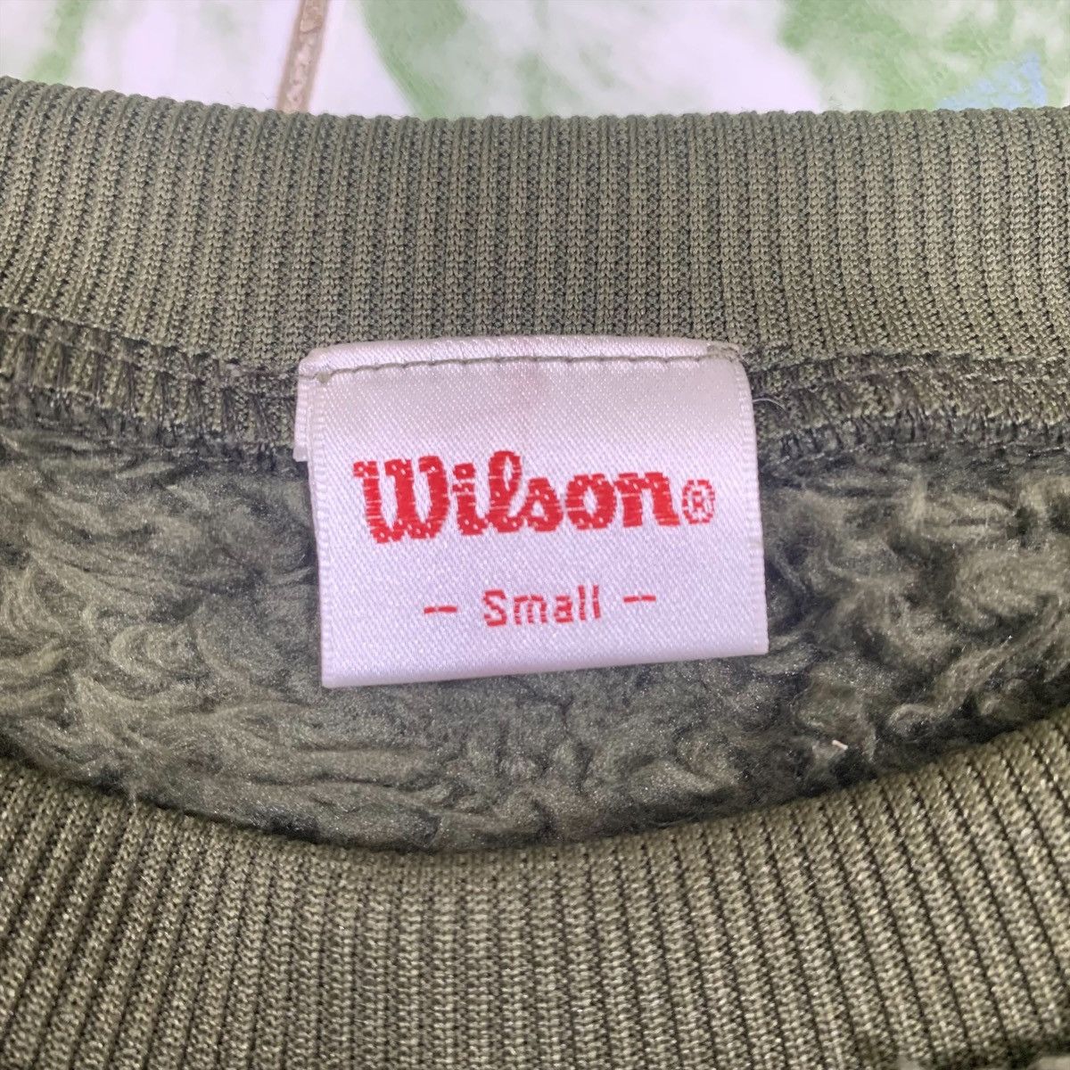 Vintage × Wilson Vintage WILSON Bear Sports Fleece Sweatshirt Pullover Jumper Size US XS / EU 42 / 0 - 5 Thumbnail
