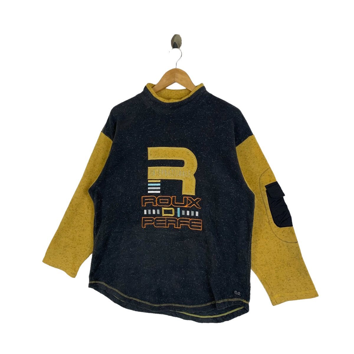 Vintage Vintage ROUX DI PERFE Internazionale Fleece Long Sleeve Size US M / EU 48-50 / 2 - 3 Thumbnail