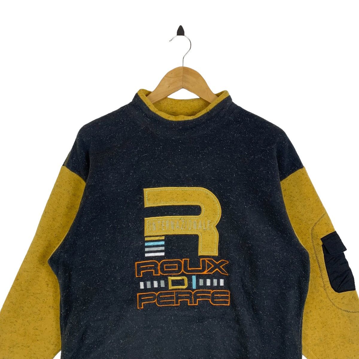 Vintage Vintage ROUX DI PERFE Internazionale Fleece Long Sleeve Size US M / EU 48-50 / 2 - 4 Thumbnail